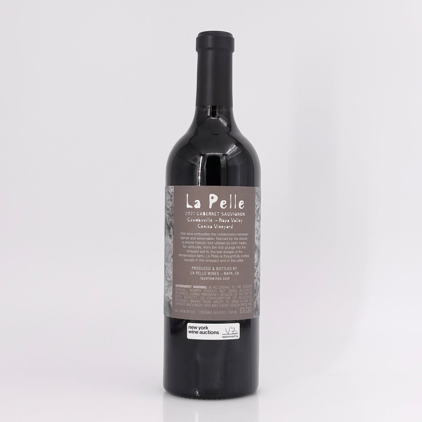 2021 La Pelle Ceniza Vineyard Cabernet Sauvignon Coombsville, USA