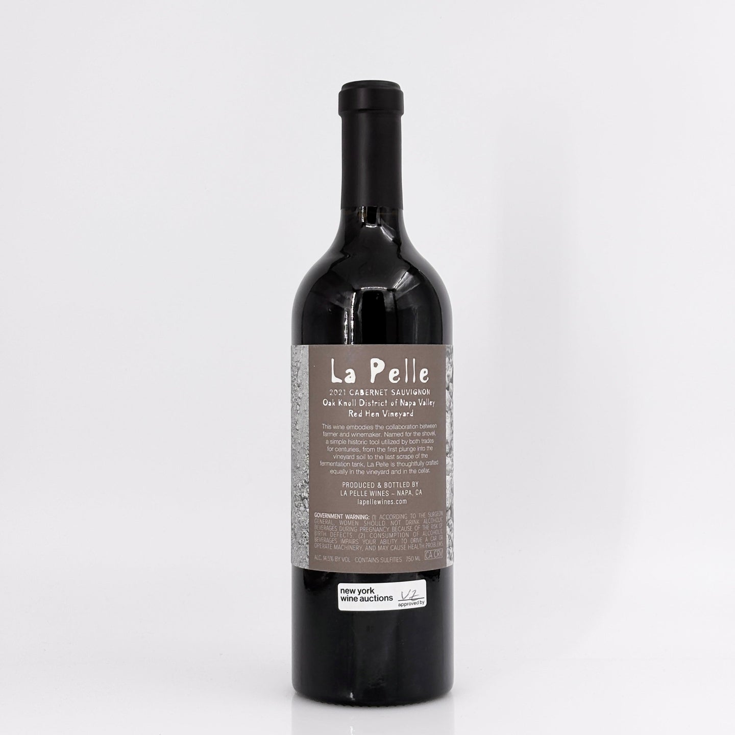 2021 La Pelle Red Hen Vineyard Cabernet Sauvignon Oak Knoll District, USA