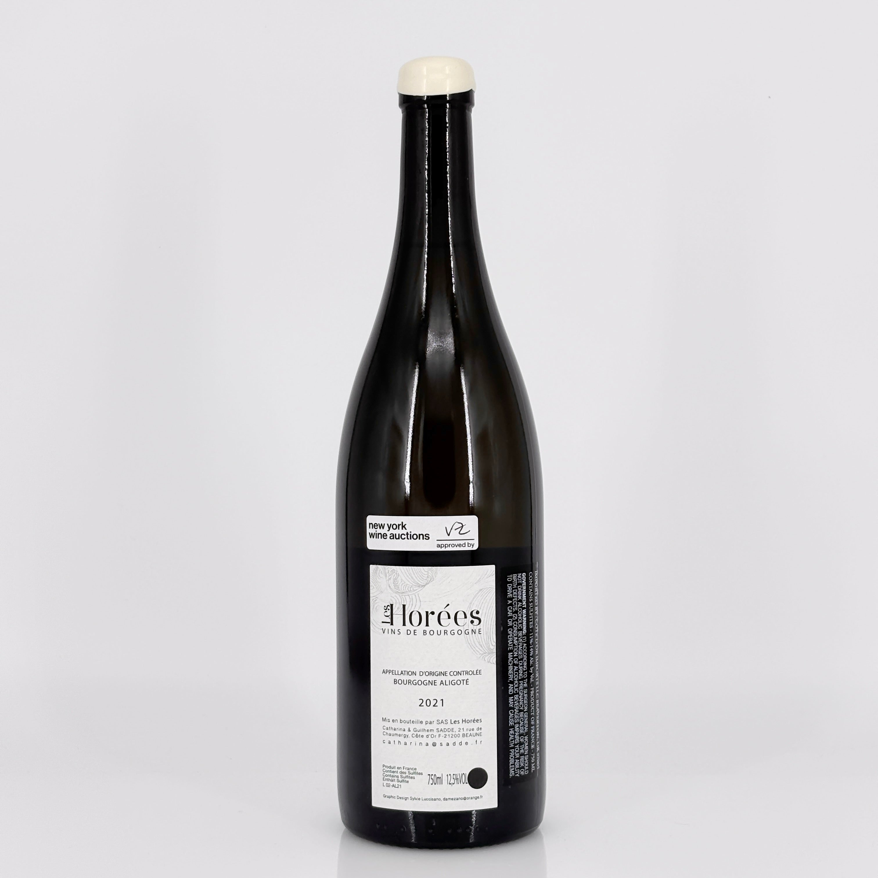 2021 Les Horées Bourgogne Aligote En Coulezain Burgundy, France
