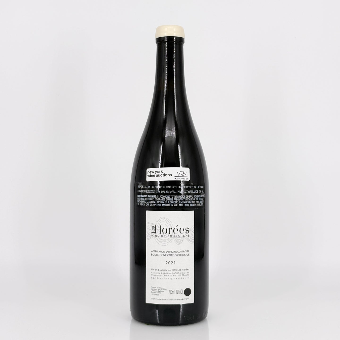 2021 Les Horées Bourgogne Rouge Le Vieux Sage, Burgundy, France
