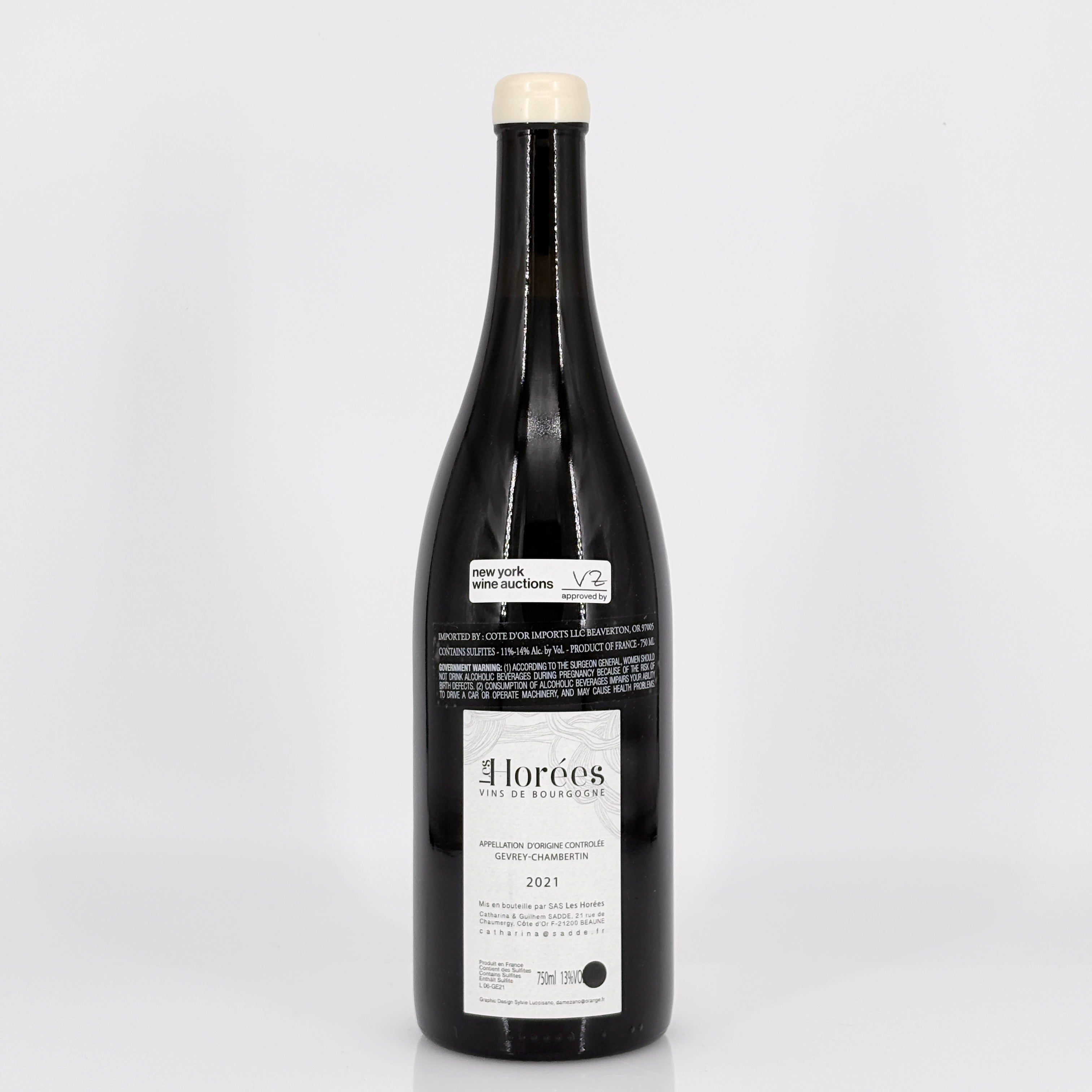 2021 Les Horées Gevrey-Chambertin En Reniard Cote de Nuits, France