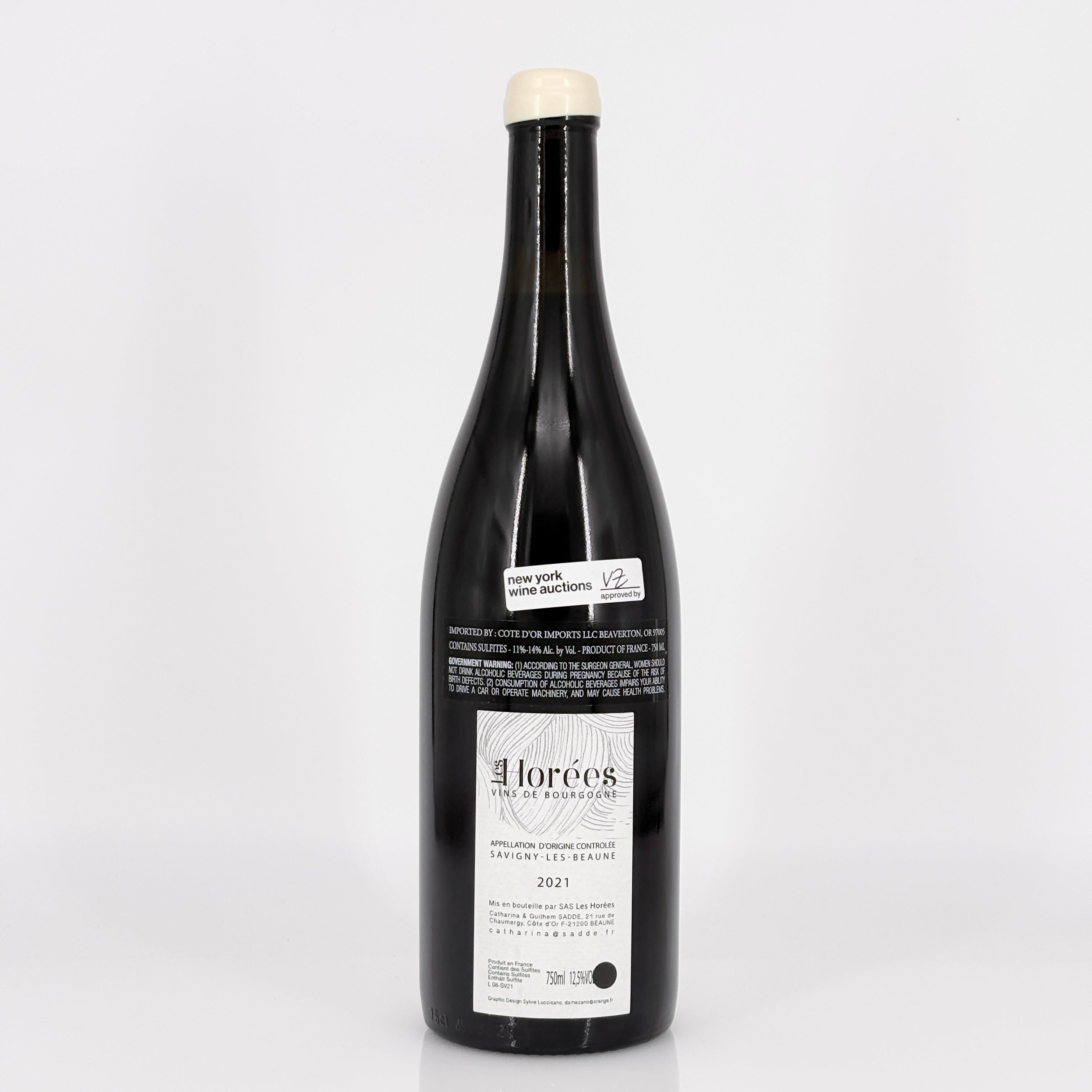 2021 Les Horées Savigny-les-Beaune Les Vermots Cote de Beaune, France