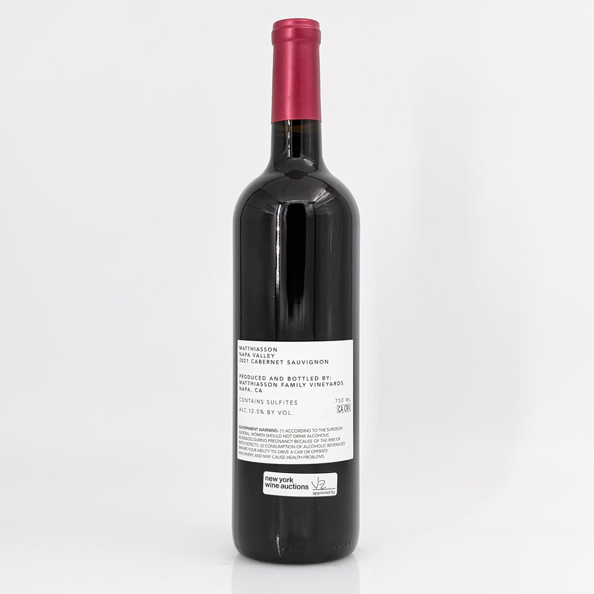 2021 Matthiasson Cabernet Sauvignon, Napa Valley, USA