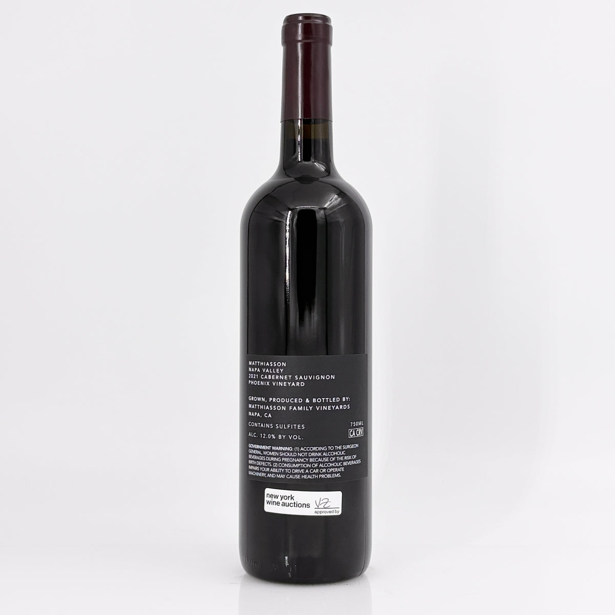 2021 Matthiasson Phoenix Vineyard Cabernet Sauvignon, Napa Valley, USA