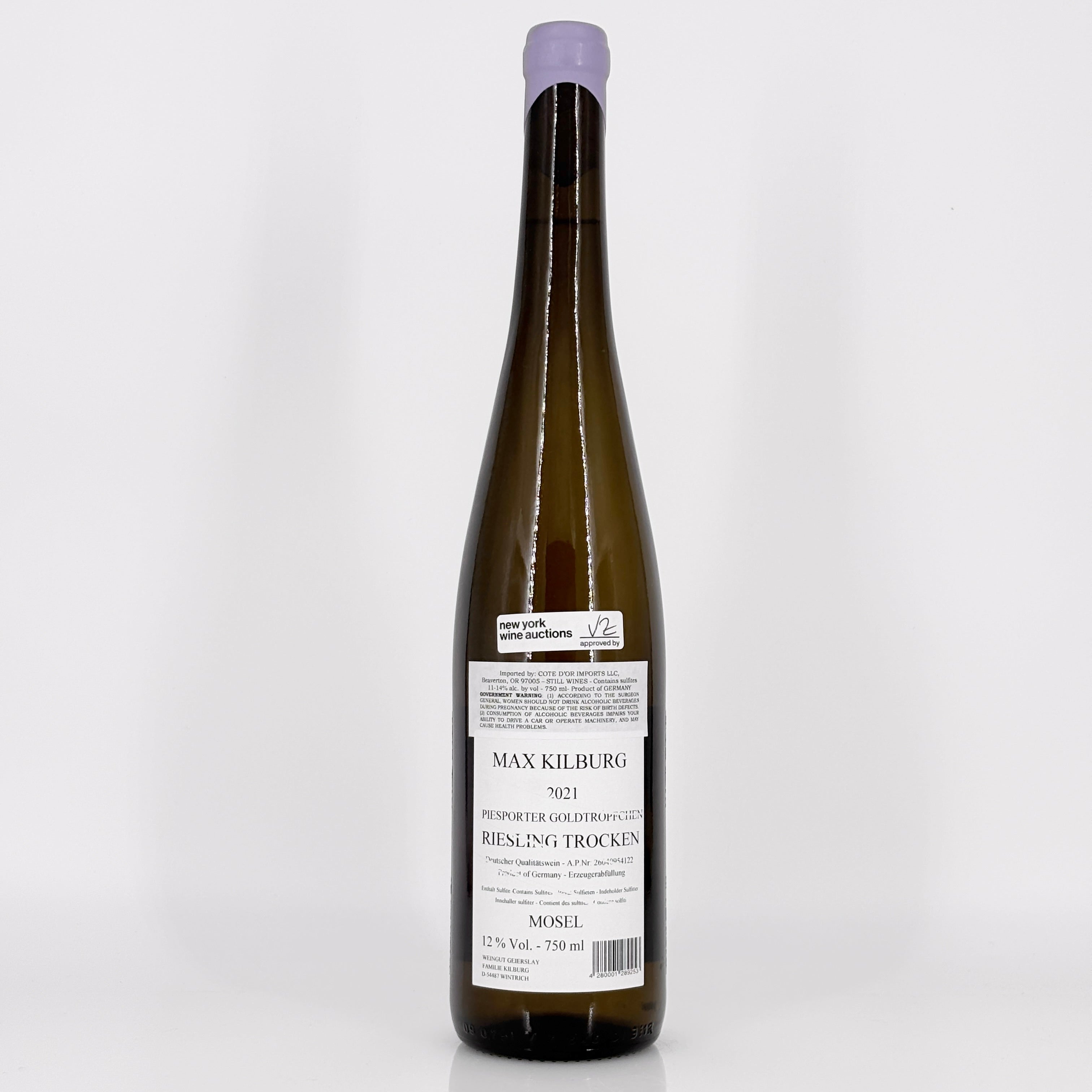 2021 Max Kilburg Goldtropfchen GC Trocken, Mosel, Germany [6-Bottle Lot]