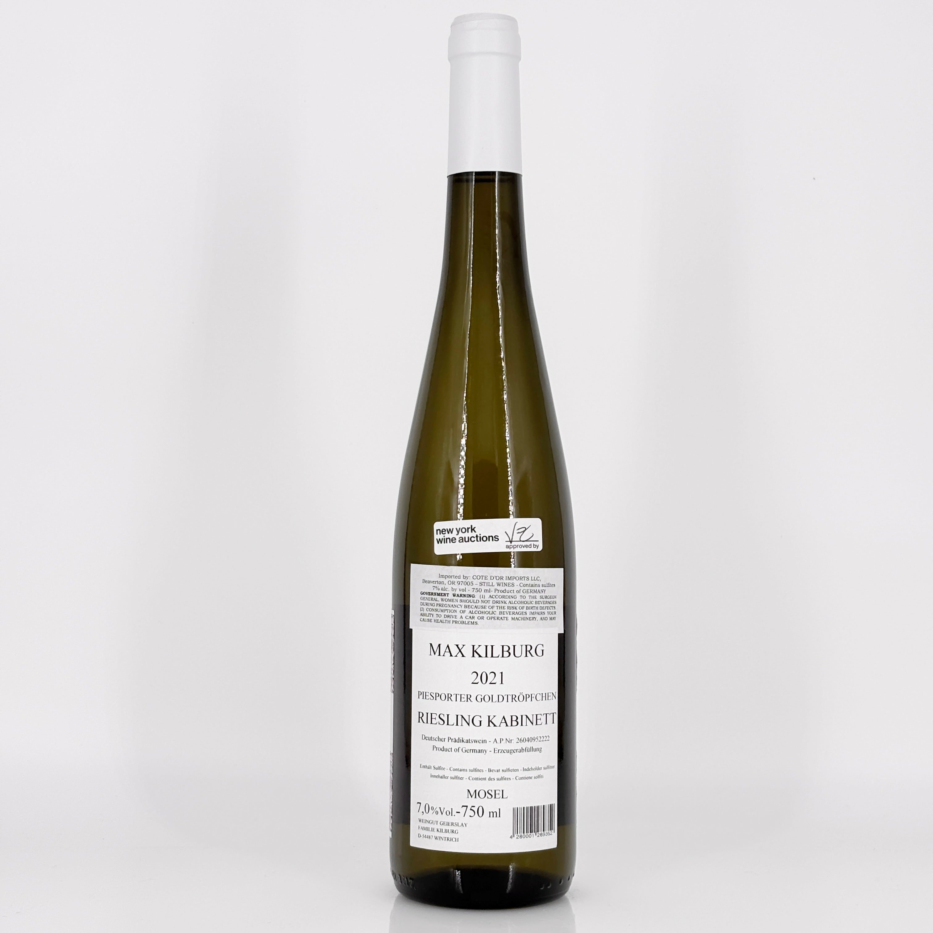 2021 Max Kilburg Goldtropfchen Riesling Kabinett, Mosel, Germany [6-Bottle Lot]