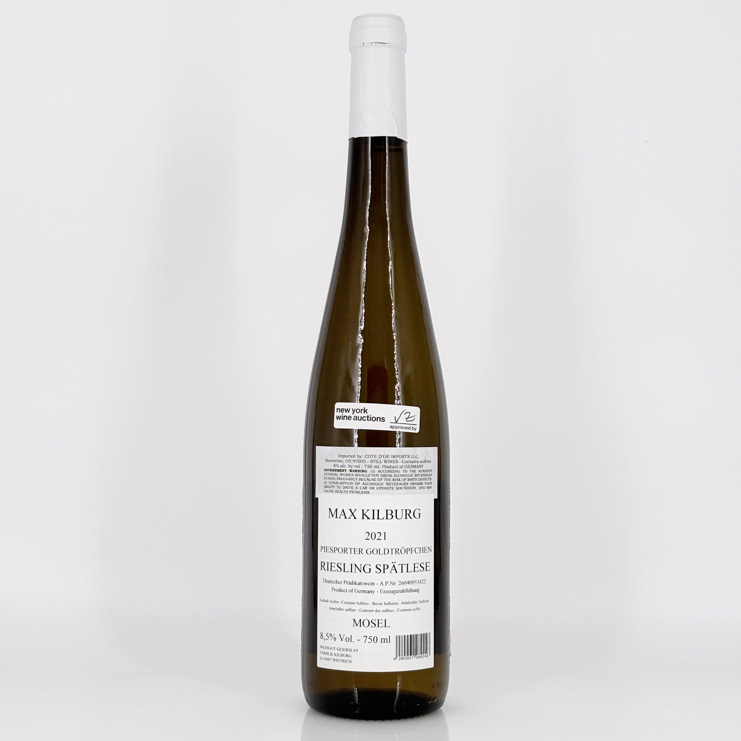 2021 Max Kilburg Goldtropfchen Riesling Spatlese Mosel, Germany [6-Bottle Lot]