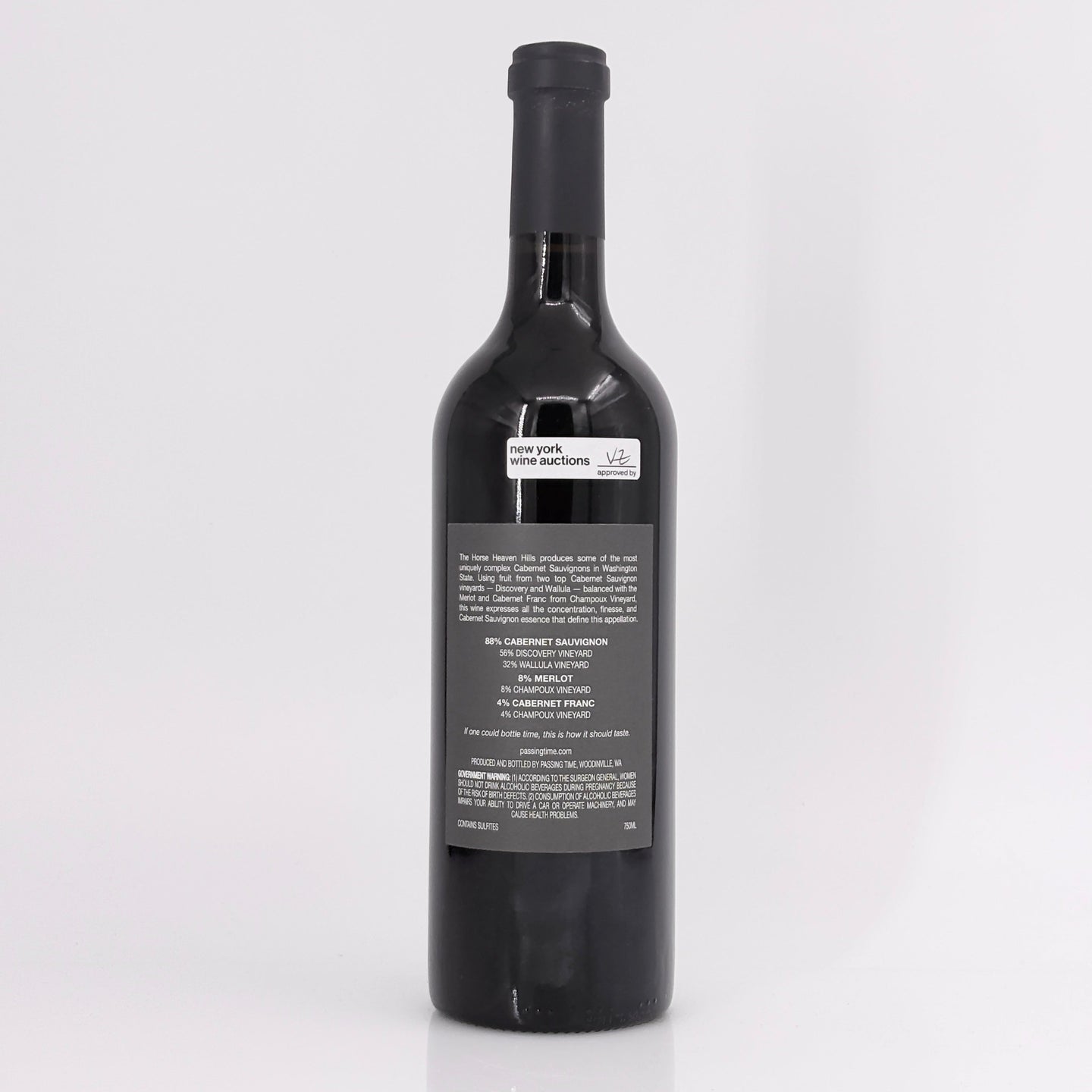 2021 Passing Time Horse Heaven Hills Cabernet Sauvignon Washington, USA