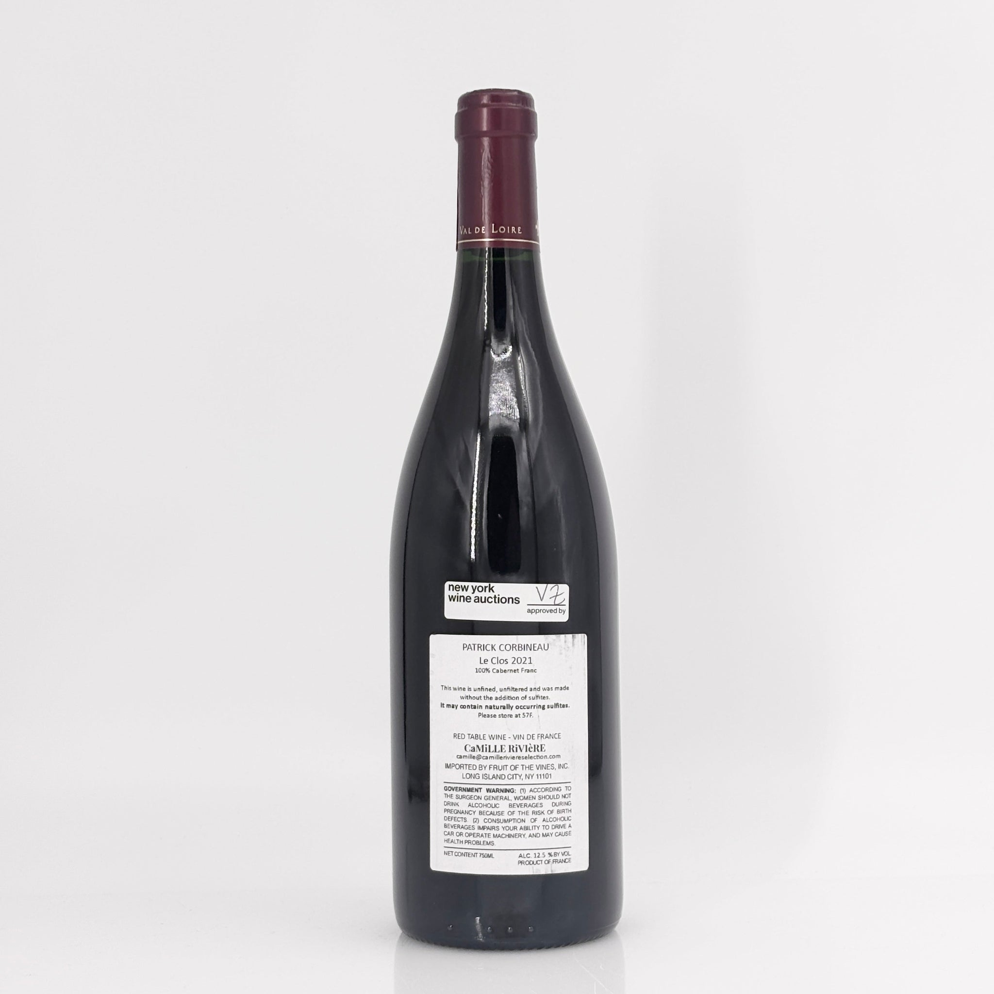 2021 Patrick Corbineau Le Clos Loire, Vin de France