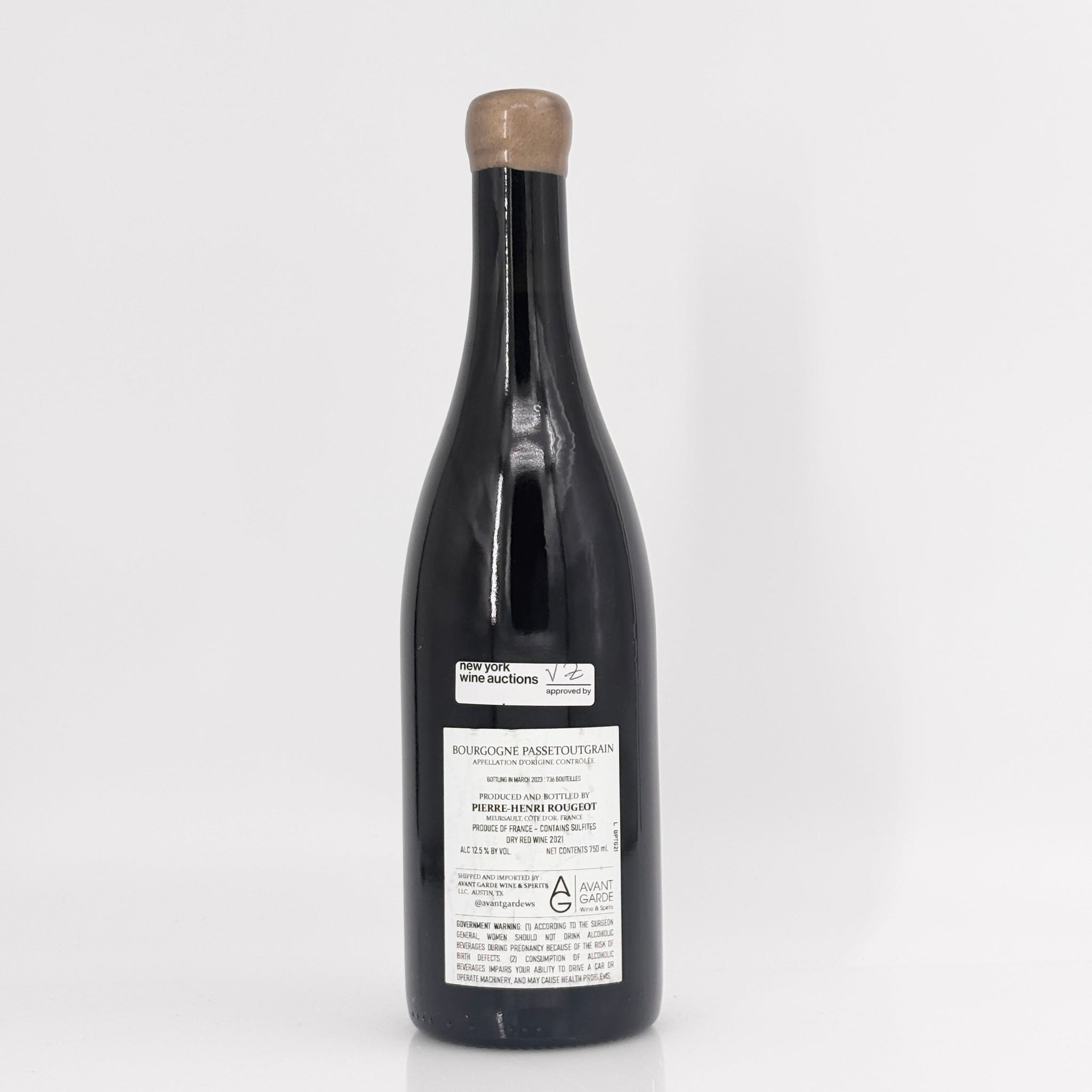 2021 Pierre-Henri Rougeot Bourgogne Passetoutgrains Mon Plaisir, Burgundy, France