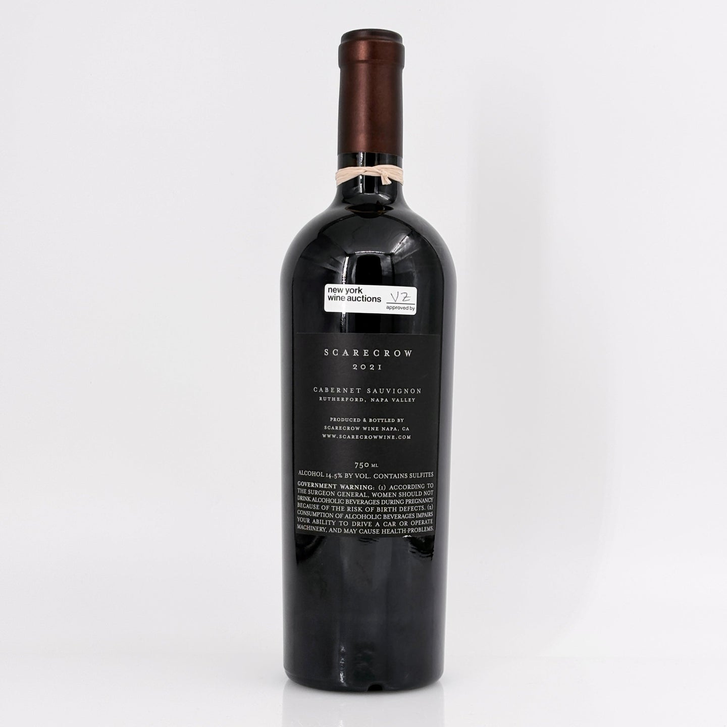 2021 Scarecrow Cabernet Sauvignon Rutherford, USA