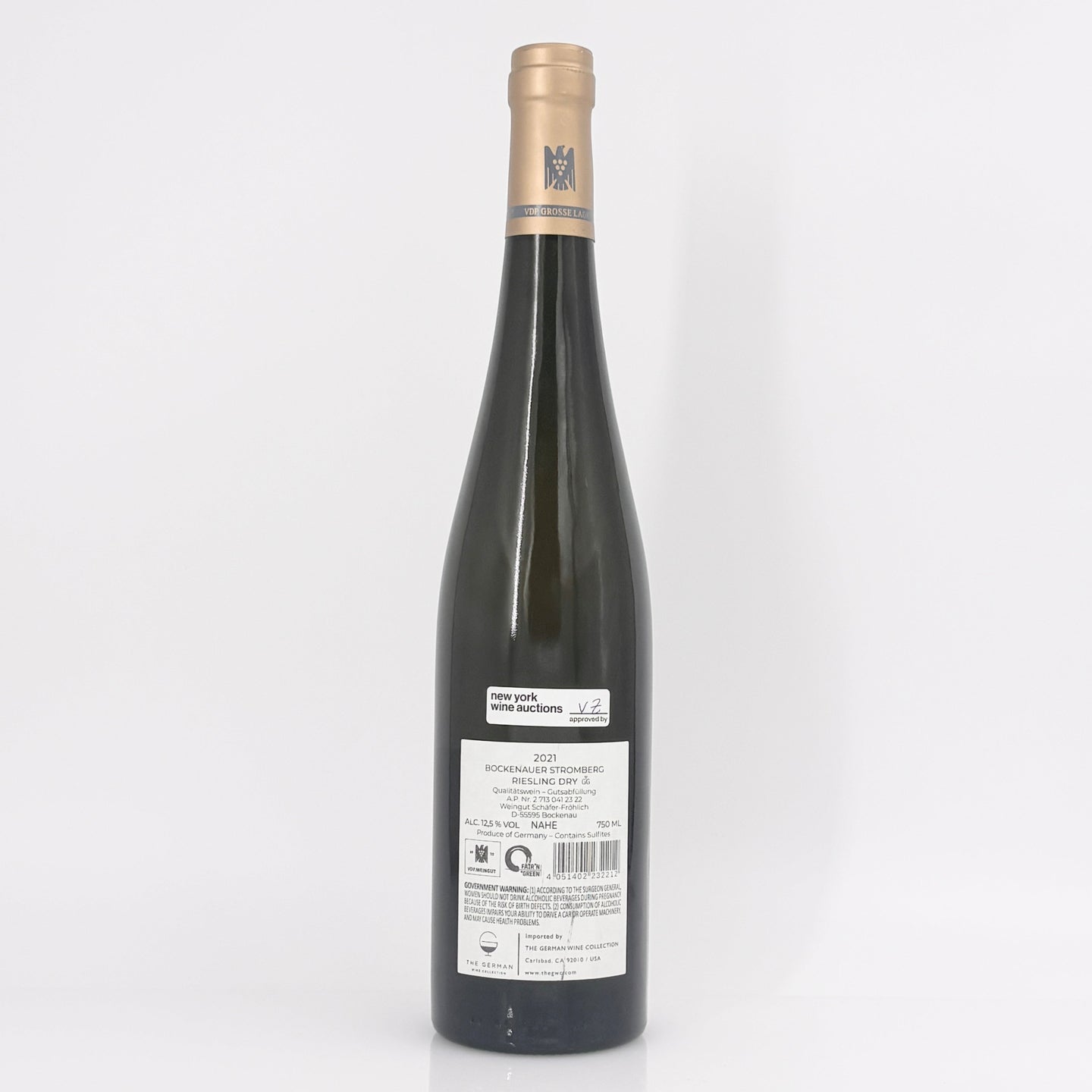 2021 Schafer-Frohlich Bockenauer Stromberg Grosses Gewachs Riesling, Nahe, Germany