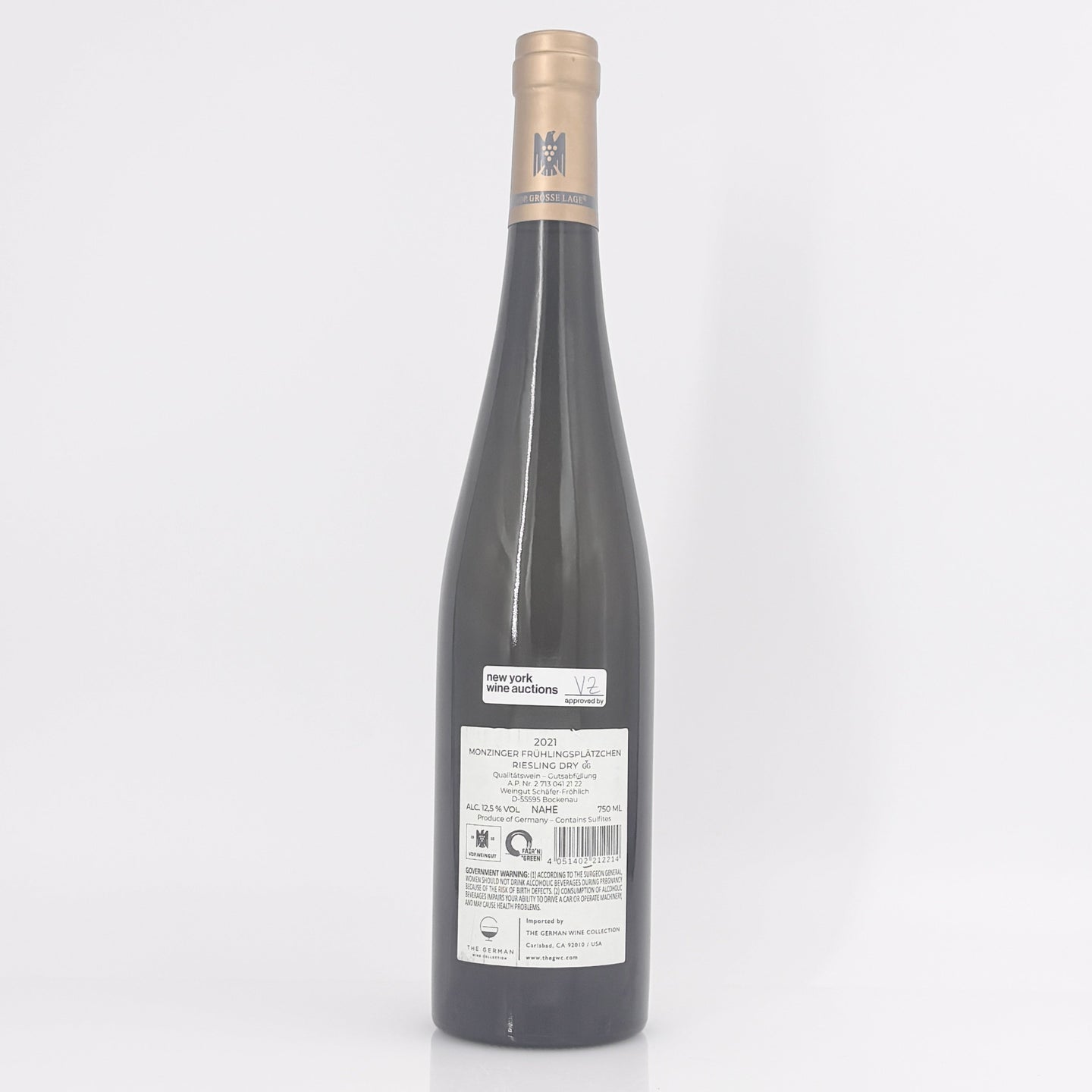2021 Schafer-Frohlich Fruhlingsplatzchen Riesling Grosses Gewachs, Nahe, Germany