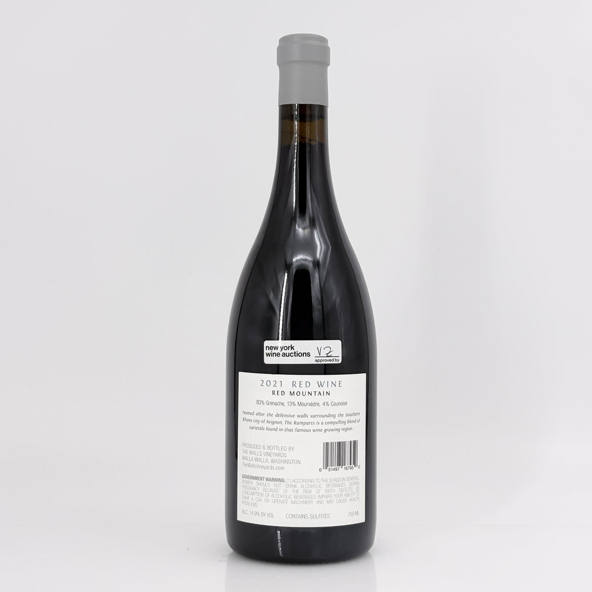 2021 The Walls Vineyards 'The Ramparts', Red Mountain, USA