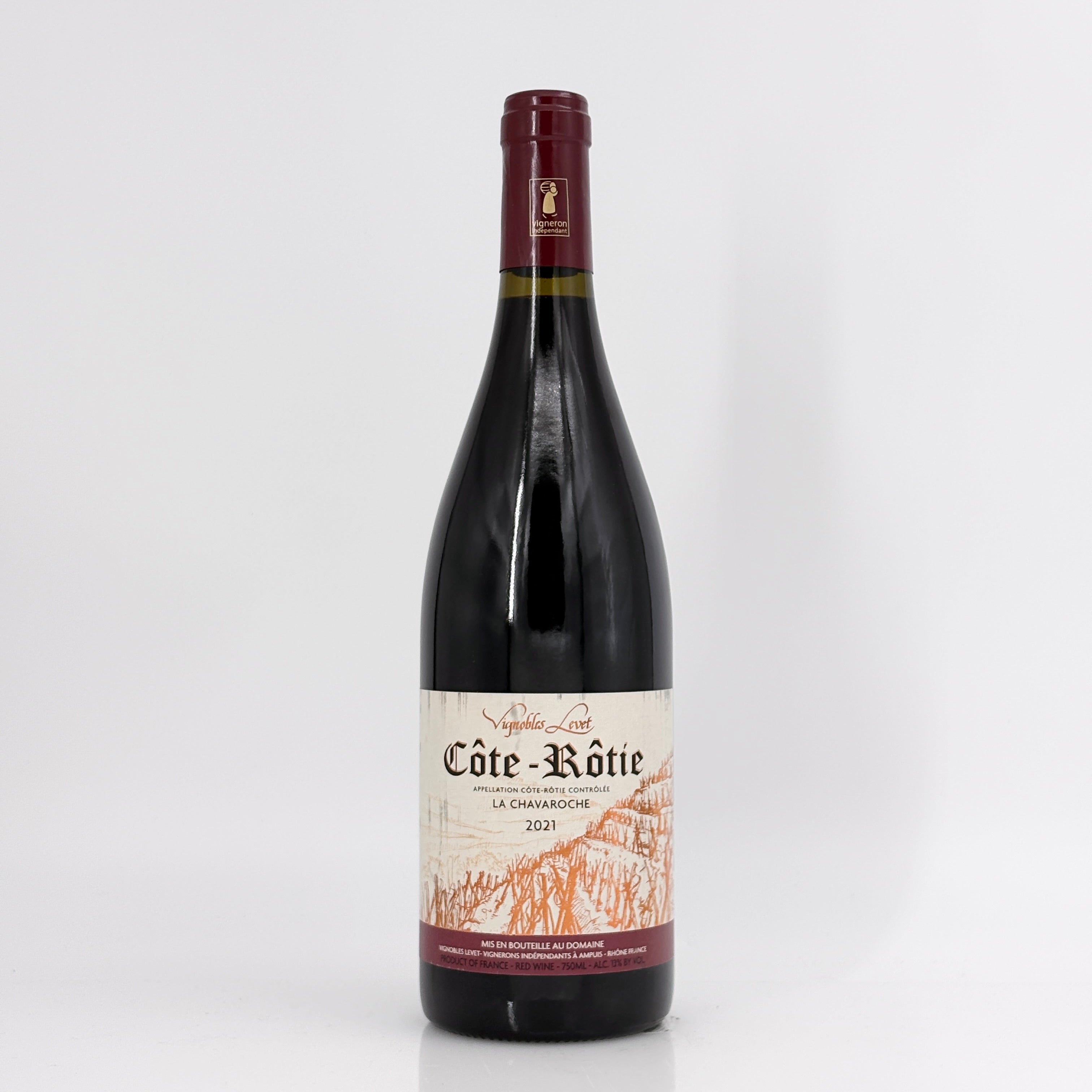 2021 Vignobles Levet Côte-Rôtie La Chavaroche Rhone, France