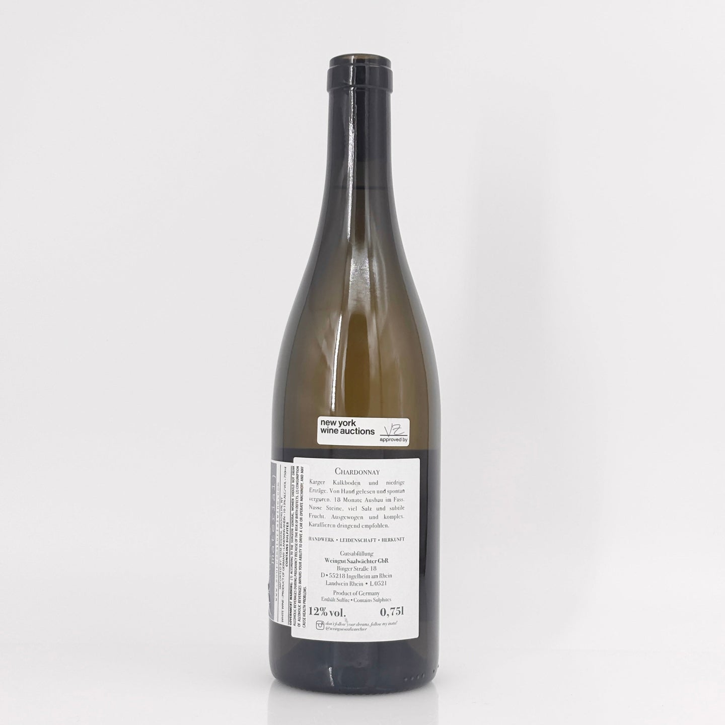 2021 Weingut Saalwachter Chardonnay, Rheinhessen, Germany