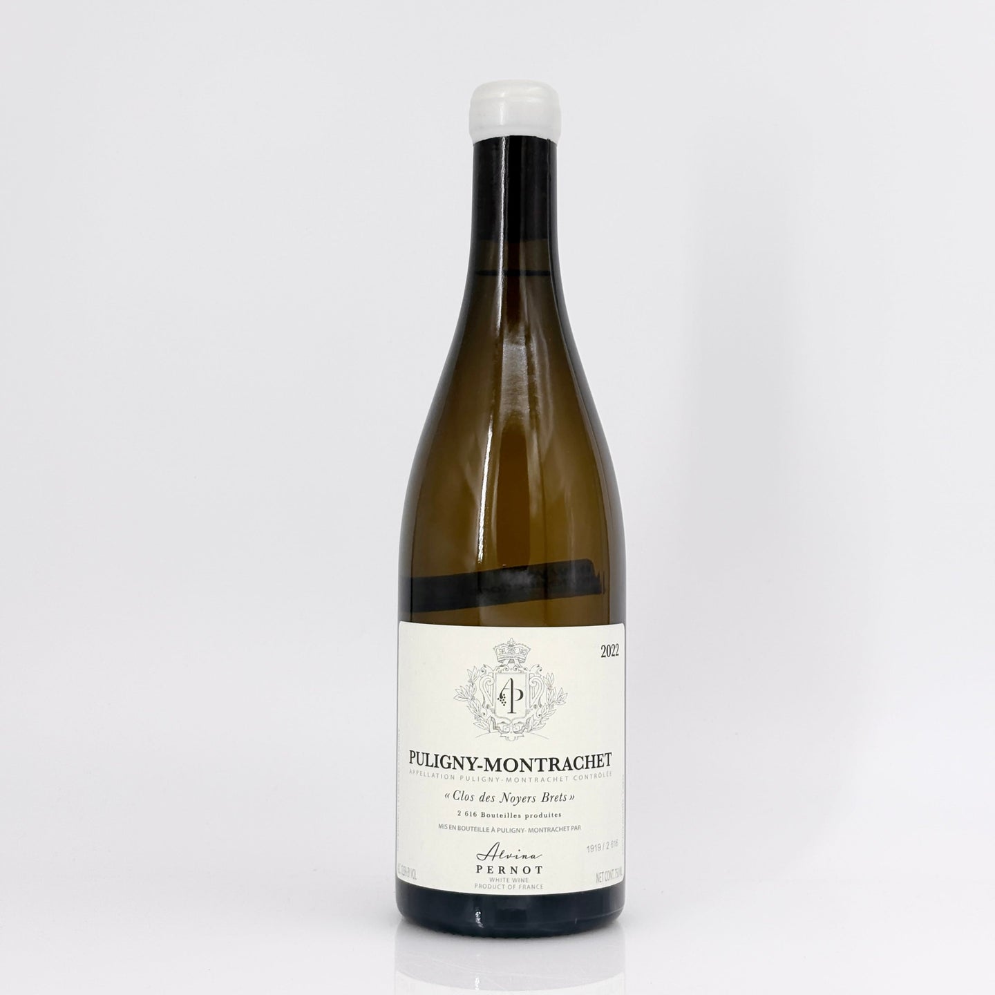 2022 Alvina Pernot Puligny-Montrachet 'Clos des Noyers Brets' Cote de Beaune, France