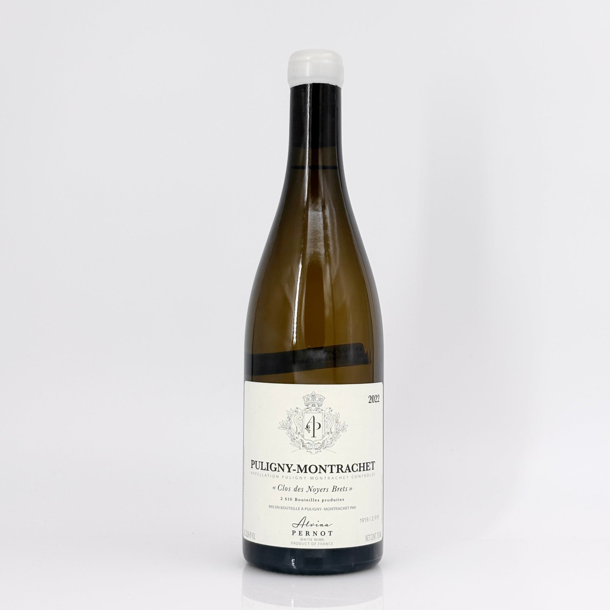 2022 Alvina Pernot Puligny-Montrachet 'Clos des Noyers Brets' Cote de Beaune, France