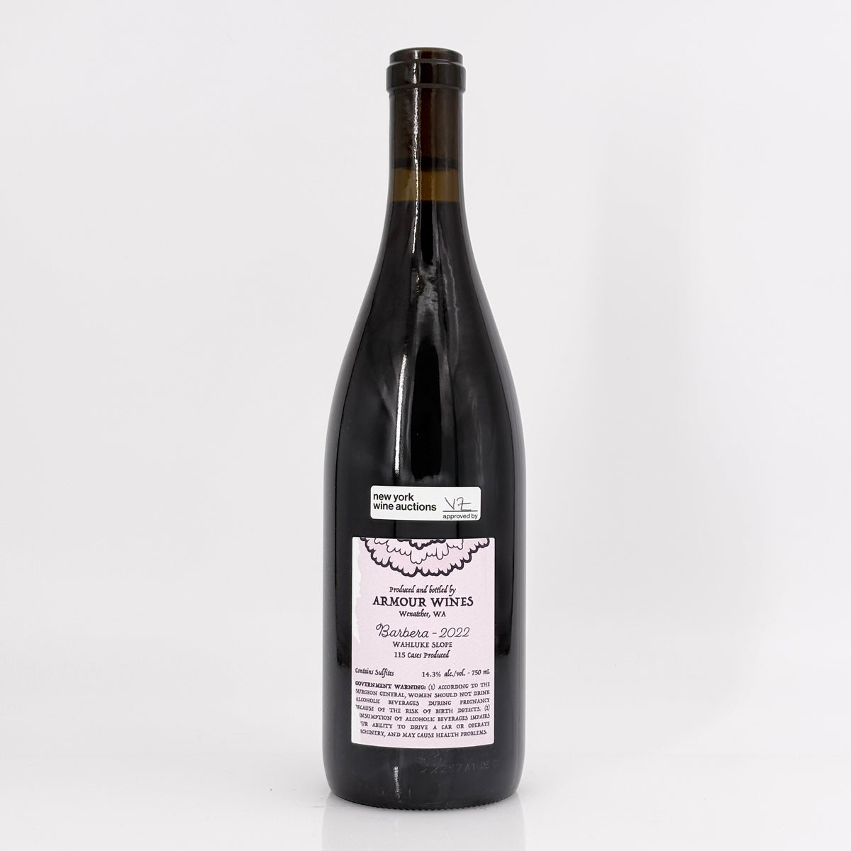 2022 Armour 'Carbo Barbo' Barbera Wahluke Slope, USA