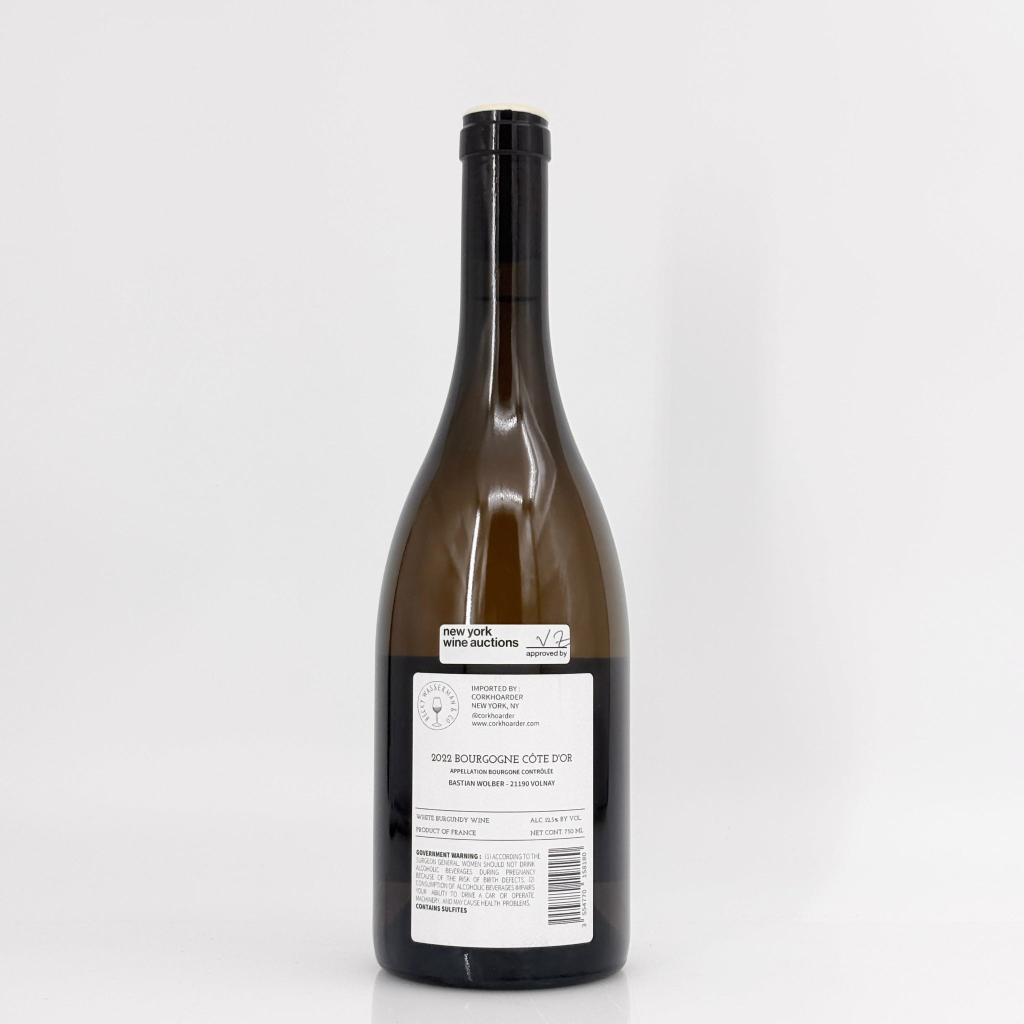 2022 Bastian Wolber 'Laisse Tomber' Bourgogne Blanc Burgundy, France