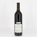 Wine bottle with a label on a white background