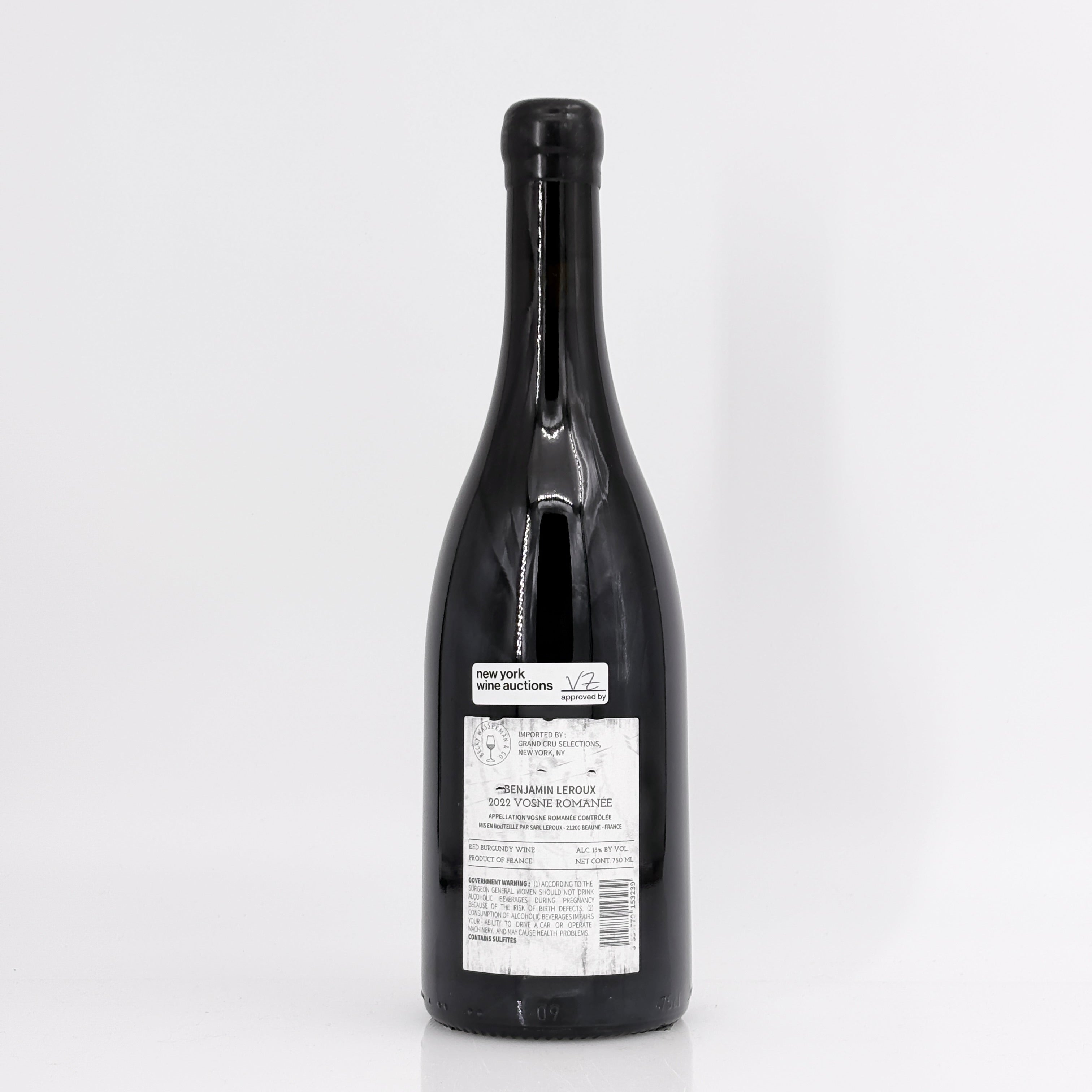 2022 Benjamin Leroux Vosne-Romanee Burgundy, France