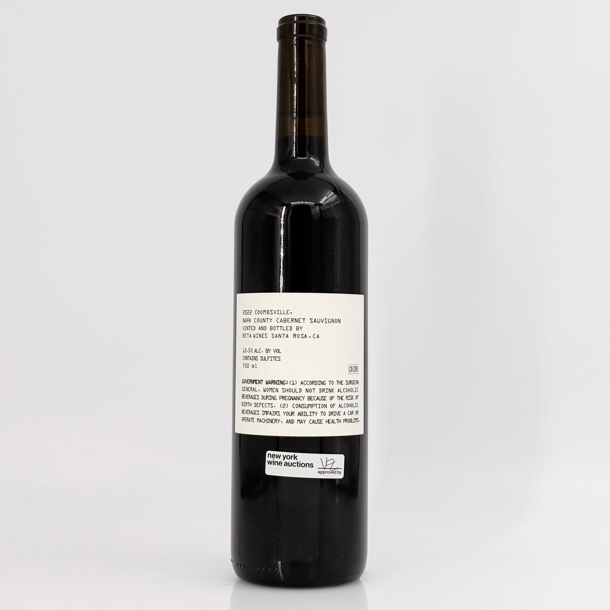 2022 Beta Glass Rock Cabernet Sauvignon Coombsville, USA