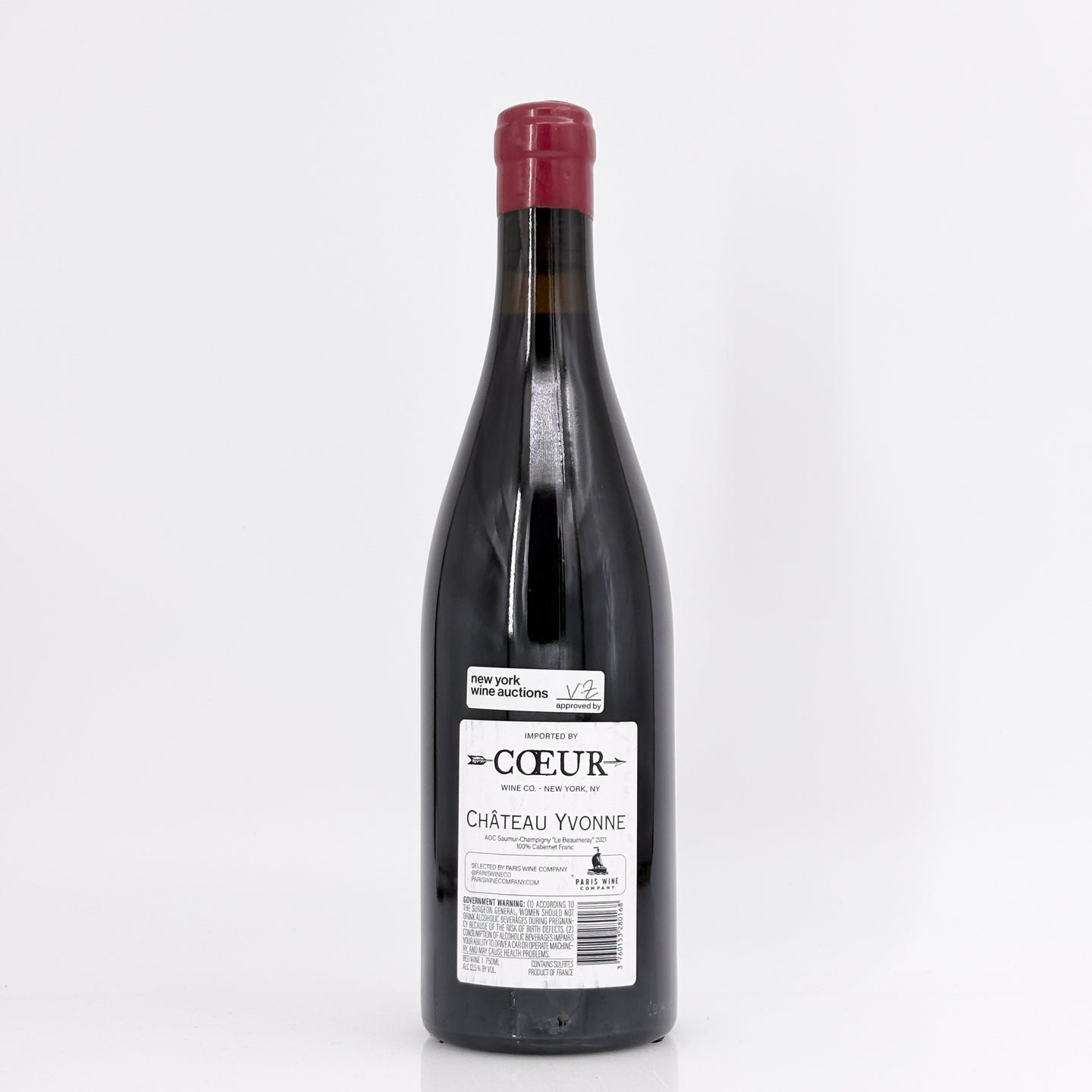 2021 Château Yvonne "Le Beaumeray" Saumur Champigny Loire, France