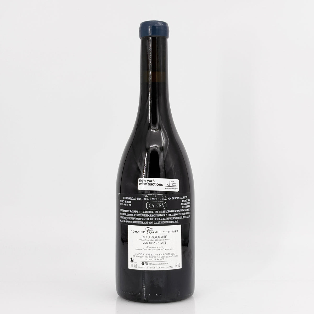 2022 Domaine Camille Thiriet Bourgogne Pinot Noir 'Les Chagniots', Burgundy, France