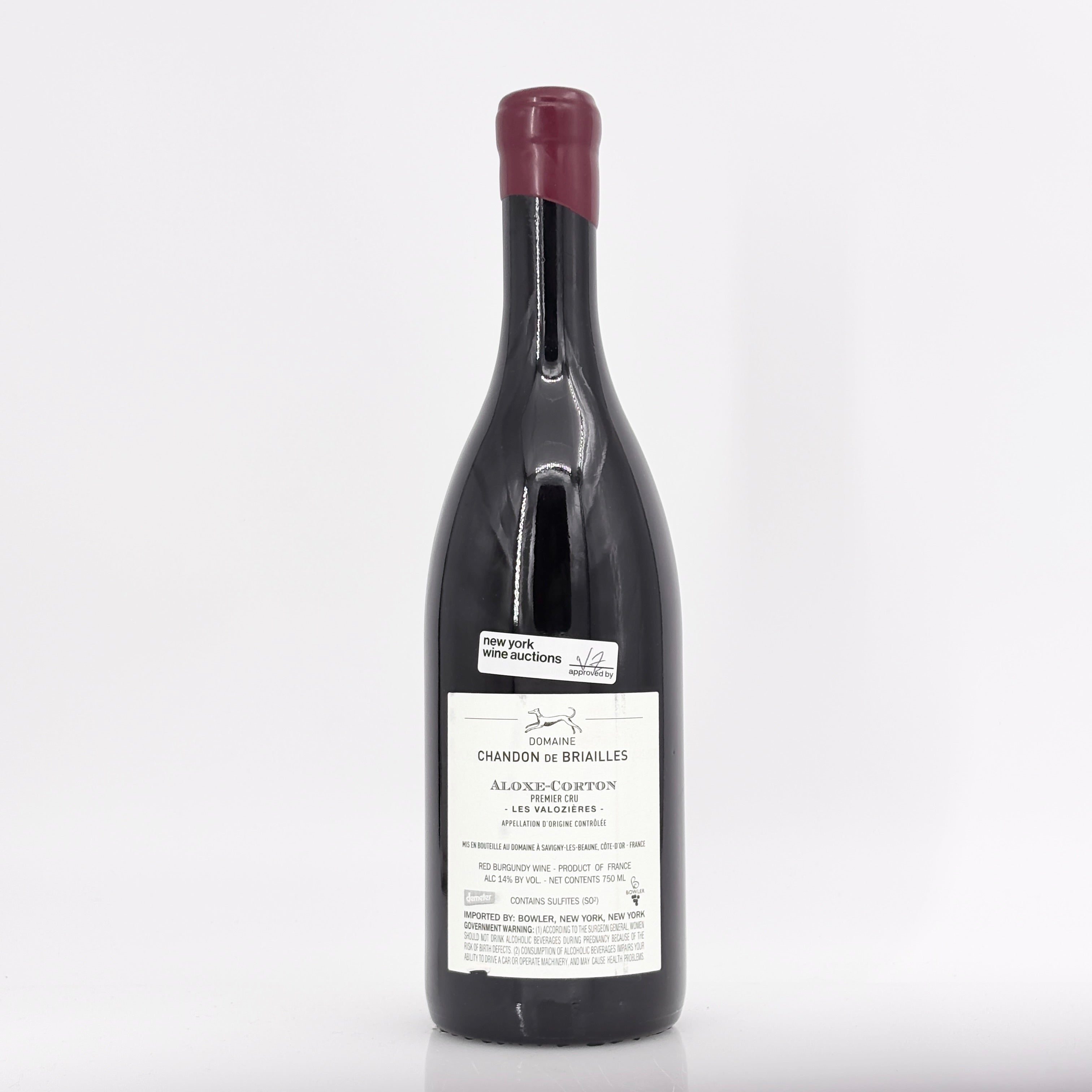 2022 Domaine Chandon de Briailles Les Valozieres Aloxe-Corton Premier Cru, France