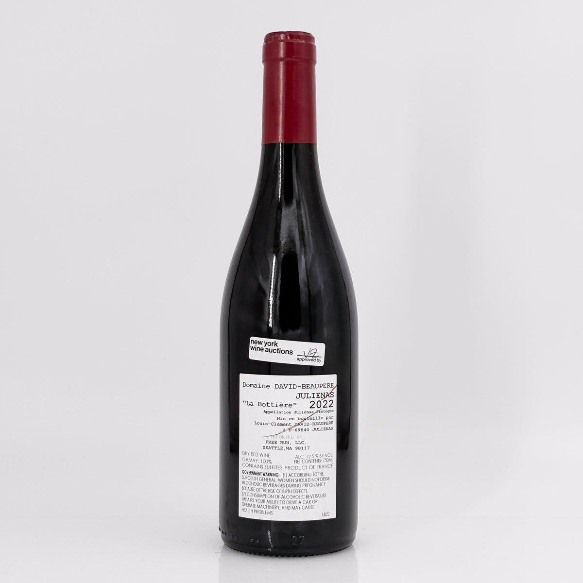2022 Domaine David-Beaupere La Bottiere Julienas, France