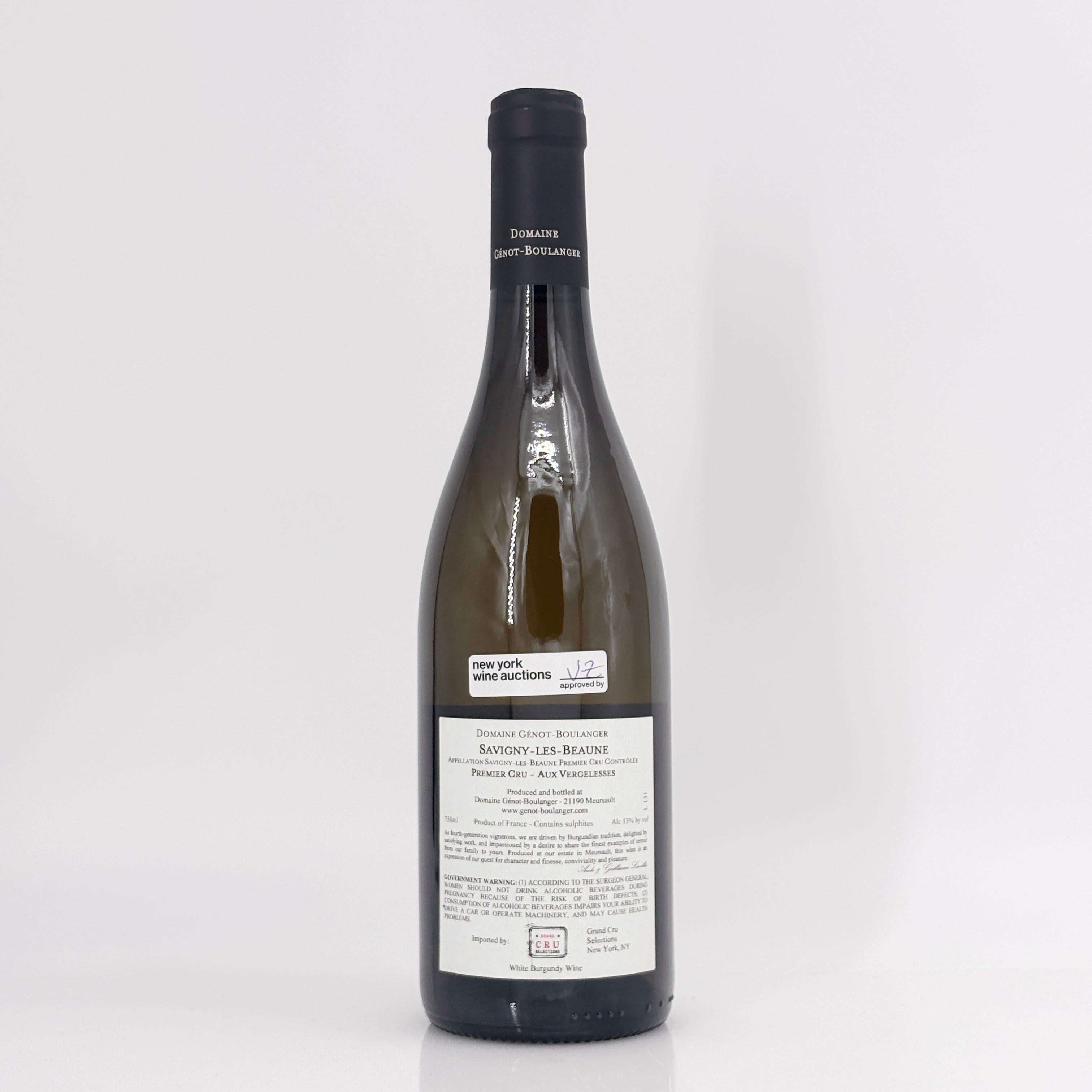 2022 Domaine Génot-Boulanger Savigny les Beaune 1er Cru Les Vergelesses Blanc, France