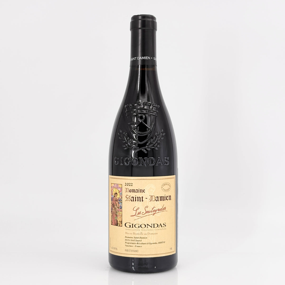 2022 Domaine Saint Damien Gigondas 'Les Souteyrades Vieilles Vignes', Rhone, France