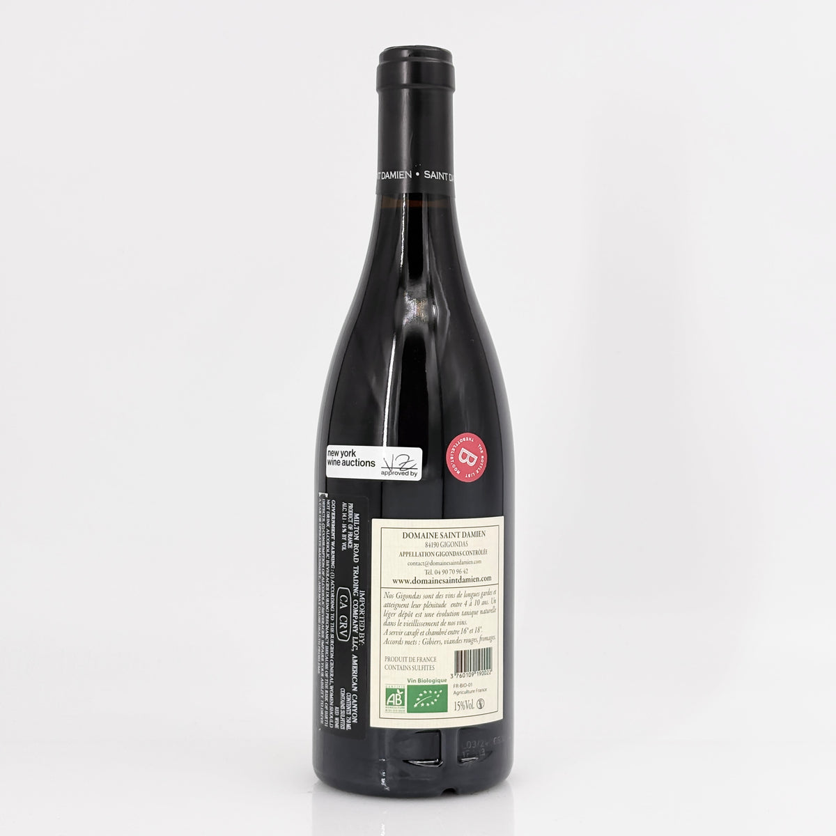 2022 Domaine Saint Damien Gigondas 'Les Souteyrades Vieilles Vignes', Rhone, France