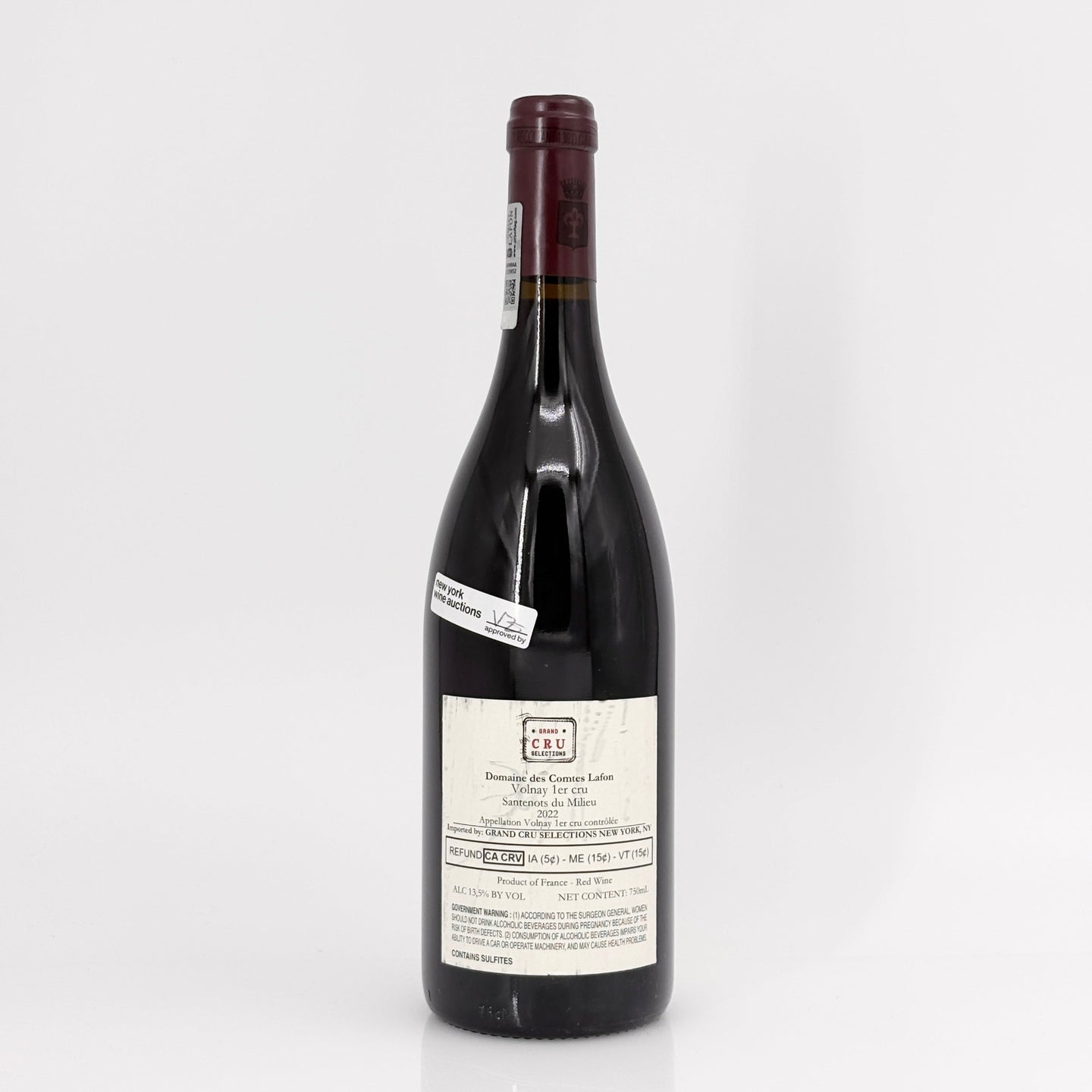 2022 Domaine des Comtes Lafon Volnay Santenots-du-Milieu Volnay Premier Cru, France
