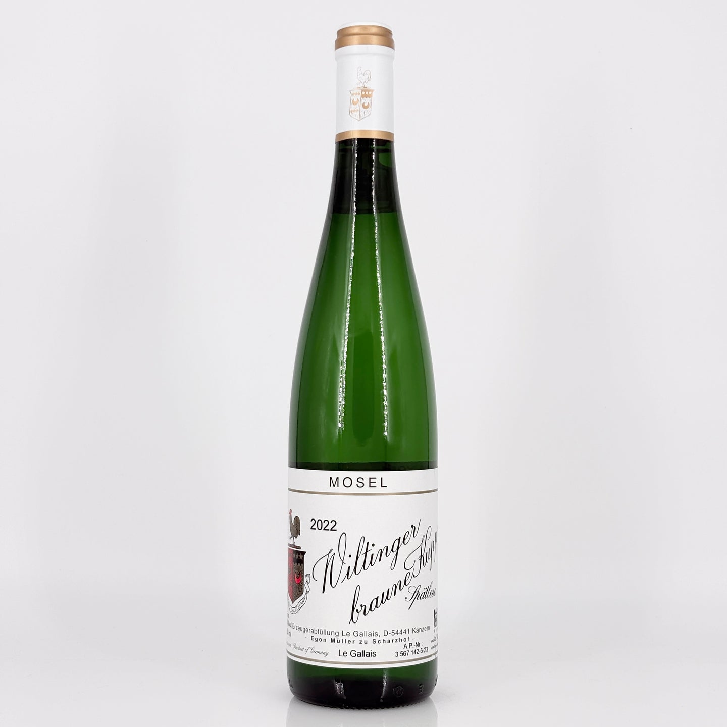 2022 Egon Muller 'Le Gallais' Wiltinger Braune Kupp Riesling Spatlese, Mosel, Germany