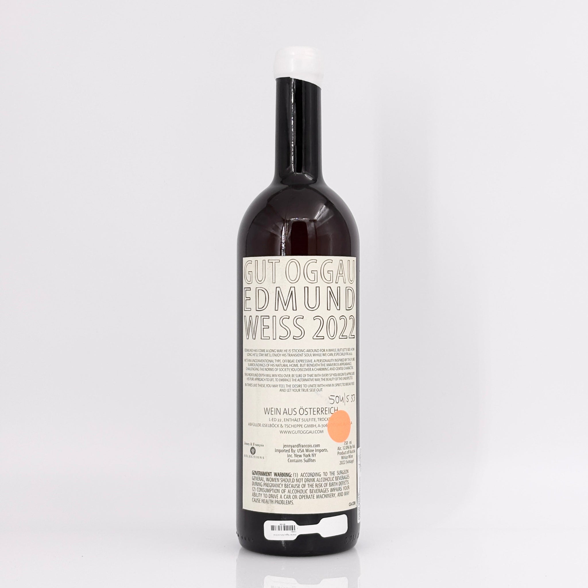 2022 Gut Oggau Edmund Weiss Burgenland, Austria