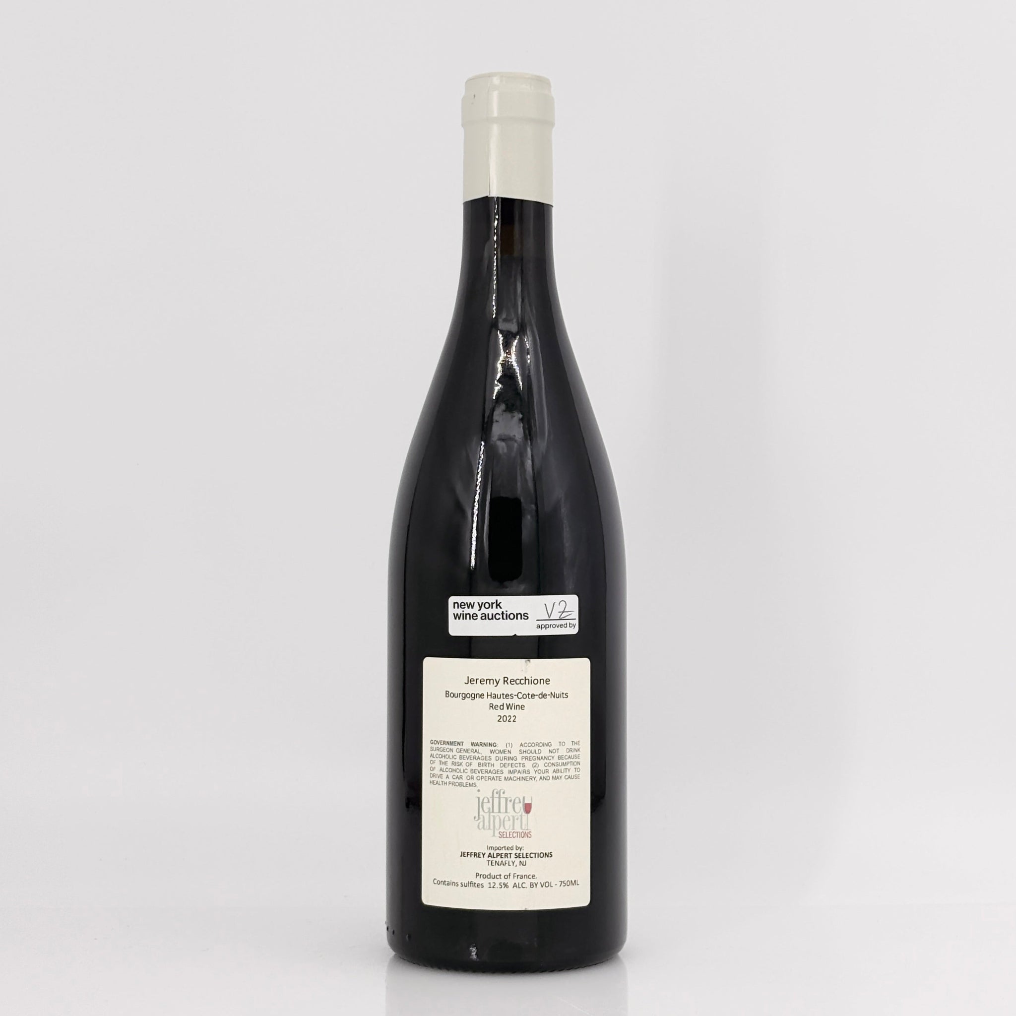 2022 Jeremy Recchione Bourgogne Hautes Cotes de Nuits Burgundy, France