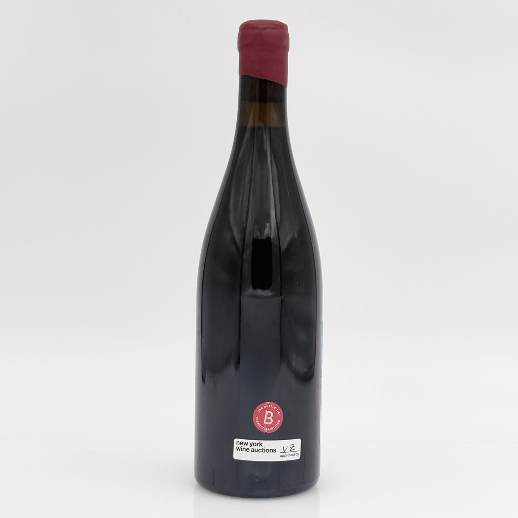 Wine bottle with a visible brand logo on a white background