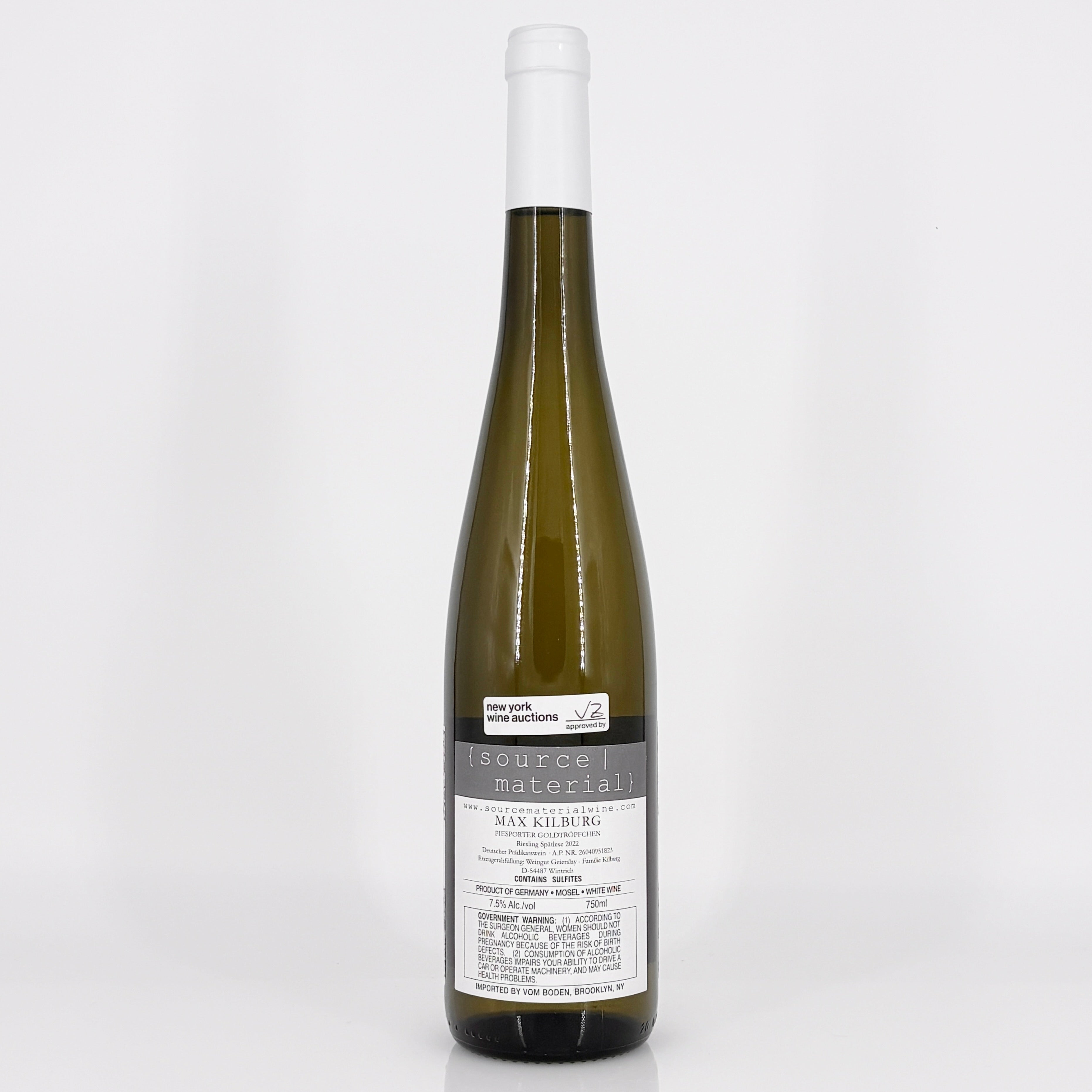 2022 Max Kilburg Goldtropfchen Riesling Spatlese Mosel, Germany