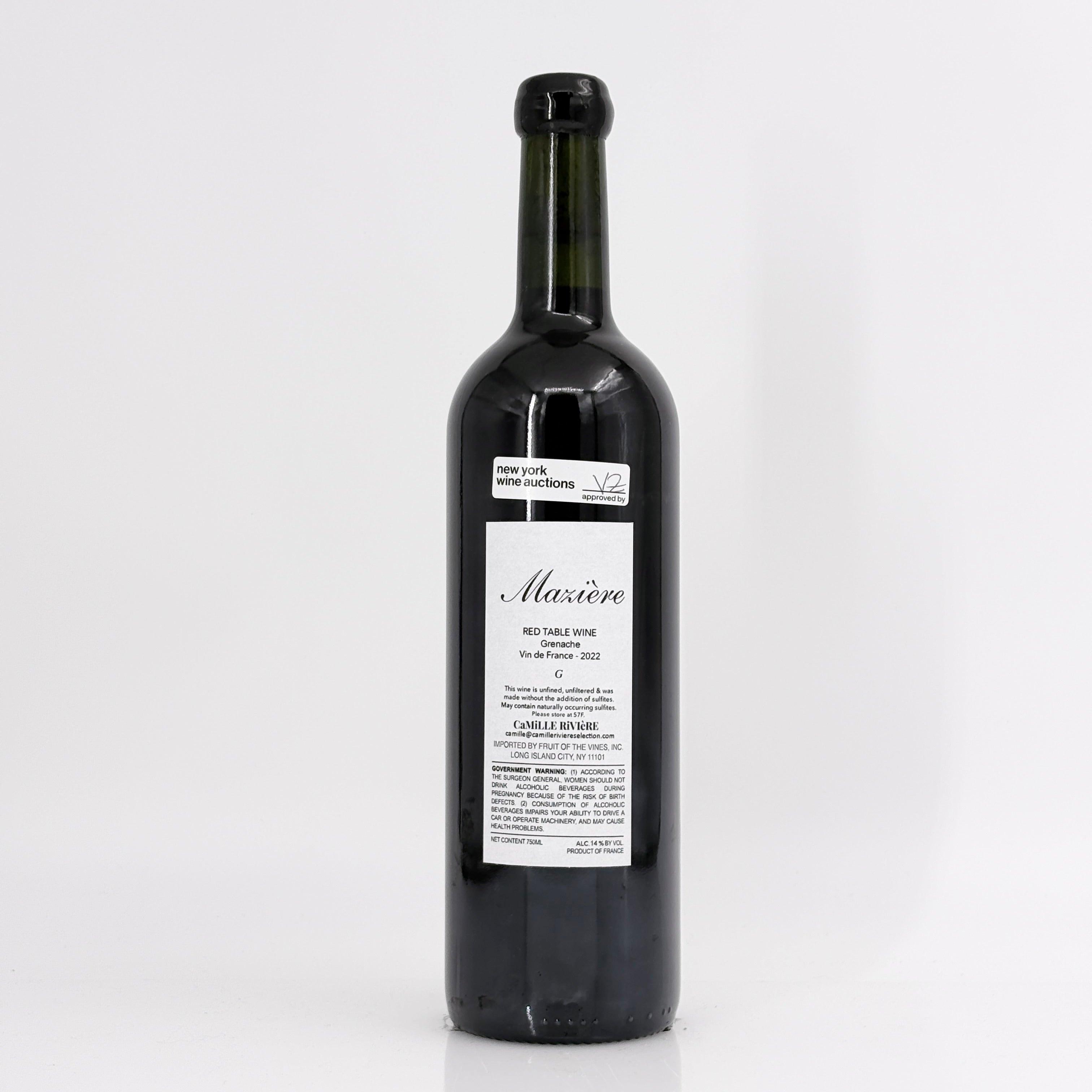 2022 Maziere 'G' Grenache, Vin de France