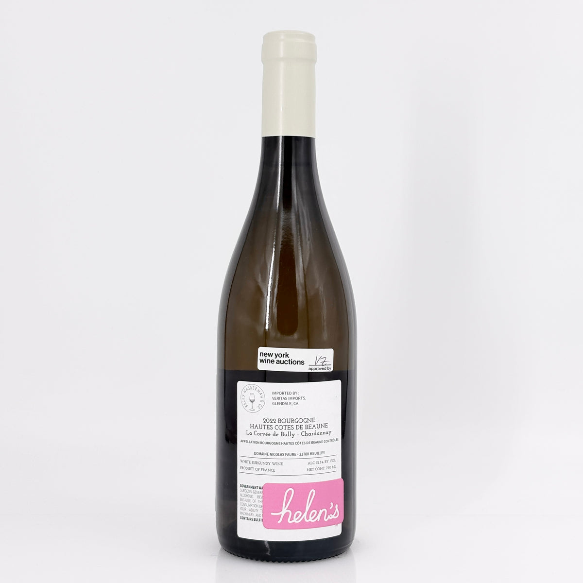 2022 Nicolas Faure La Corvée de Bully Bourgogne Hautes-Côtes de Beaune Pinot Blanc