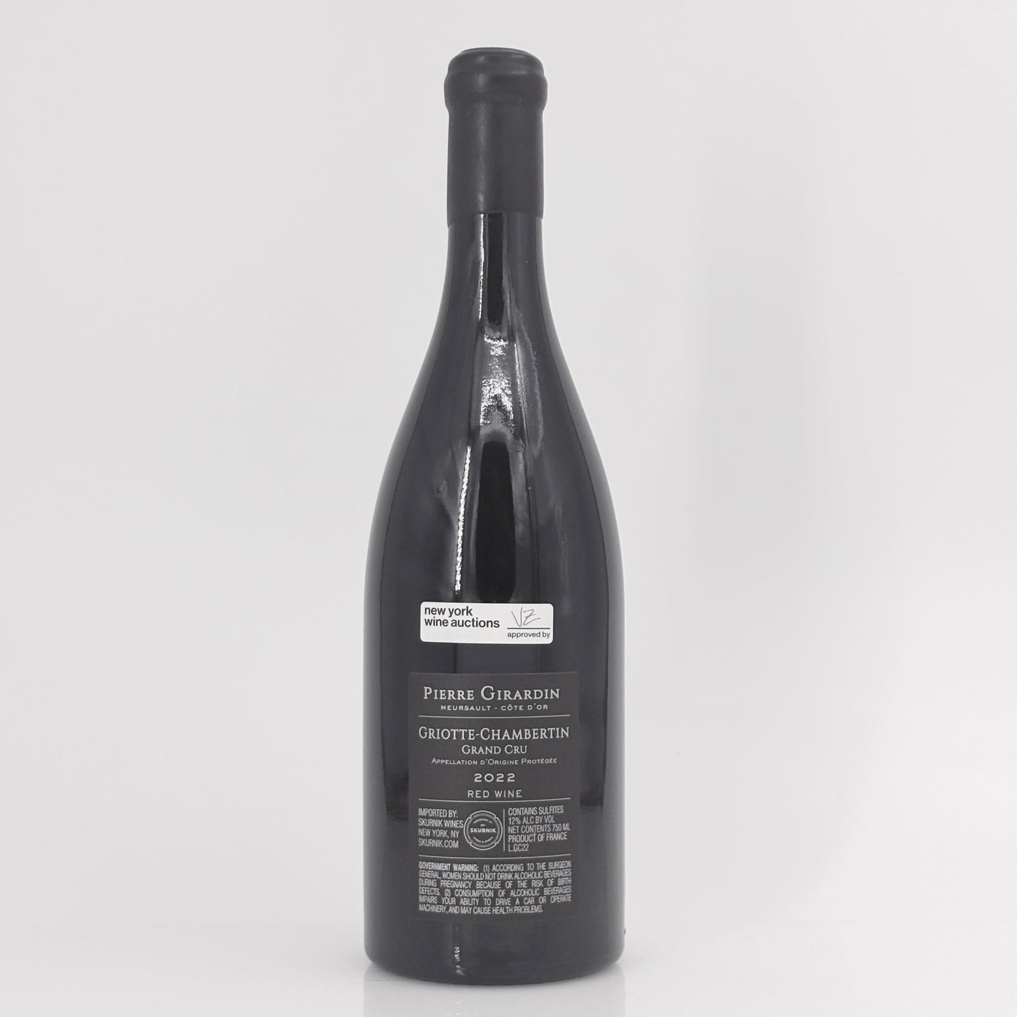 2022 Pierre Girardin Griotte-Chambertin Grand Cru, Cote de Nuits, France