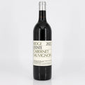 Bottle of Ridge Estate 2022 Cabernet Sauvignon wine on a white background