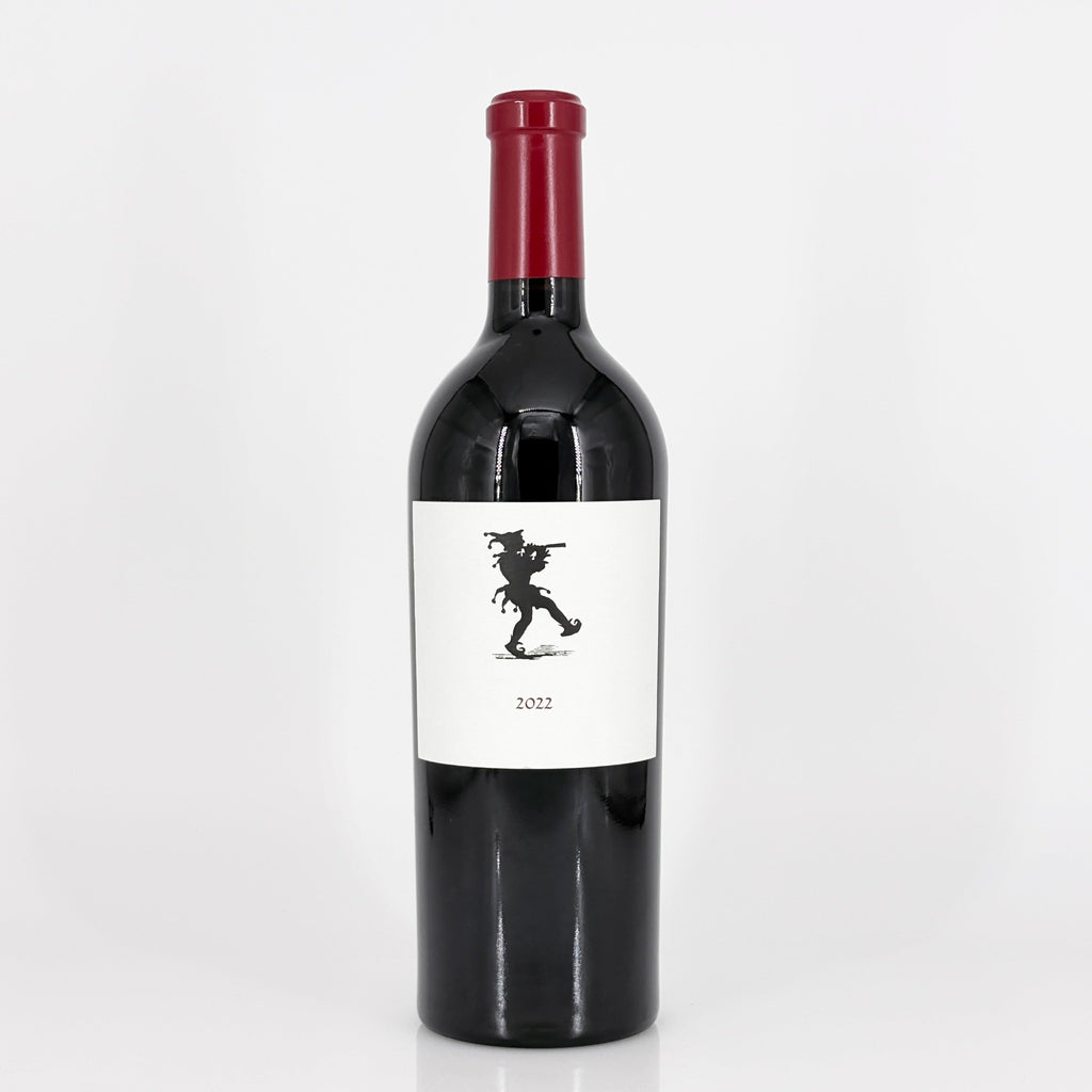 bottle of wine on a white background