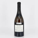 Wine bottle with a label on a white background
