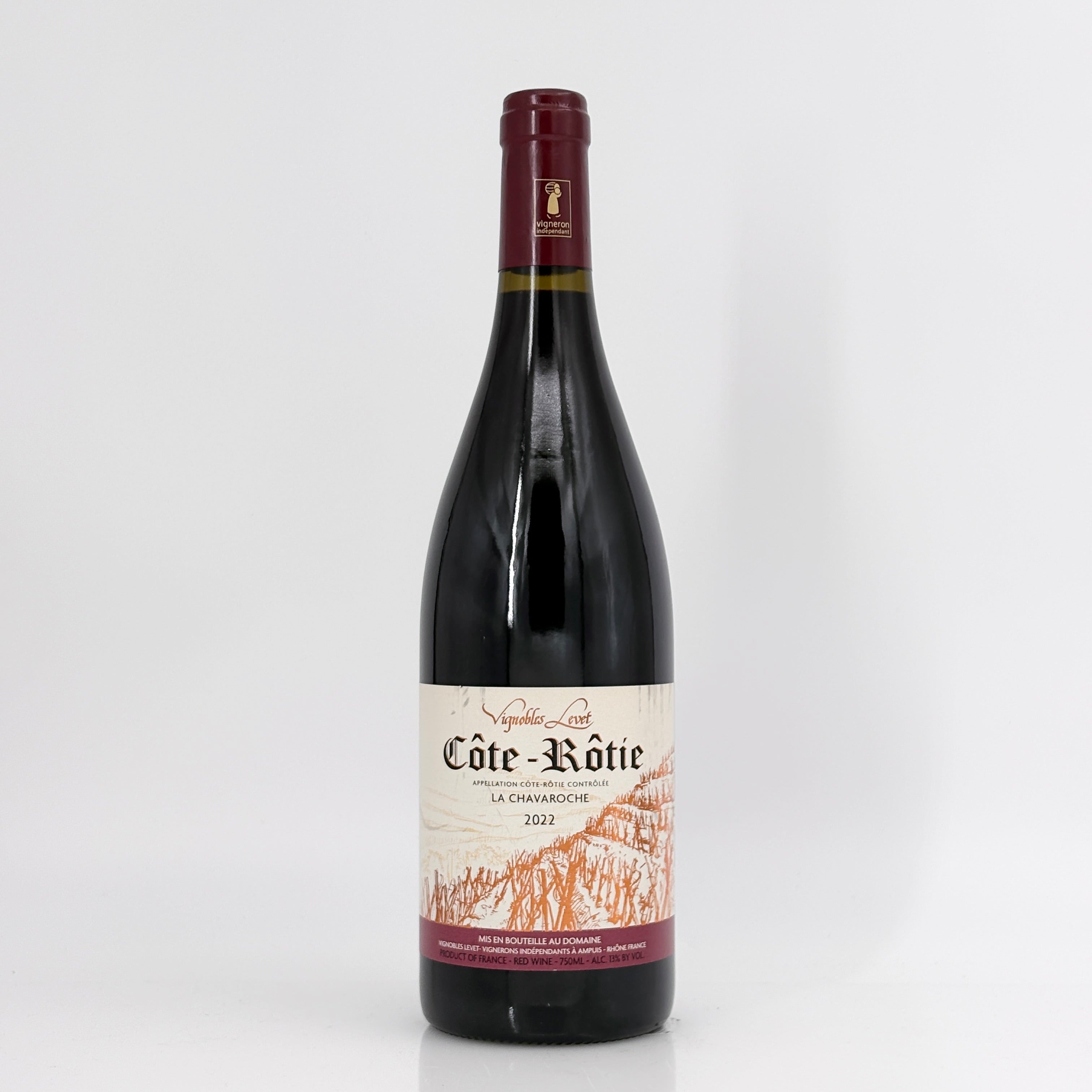 2022 Vignobles Levet Côte-Rôtie La Chavaroche Rhone, France