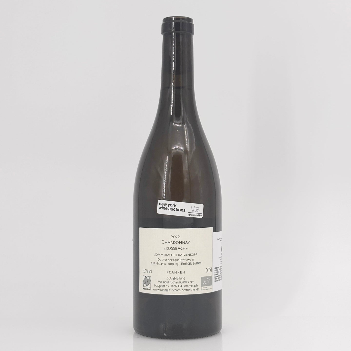 2022 Weingut Richard Ostreicher Rossbach Chardonnay, Franken, Germany