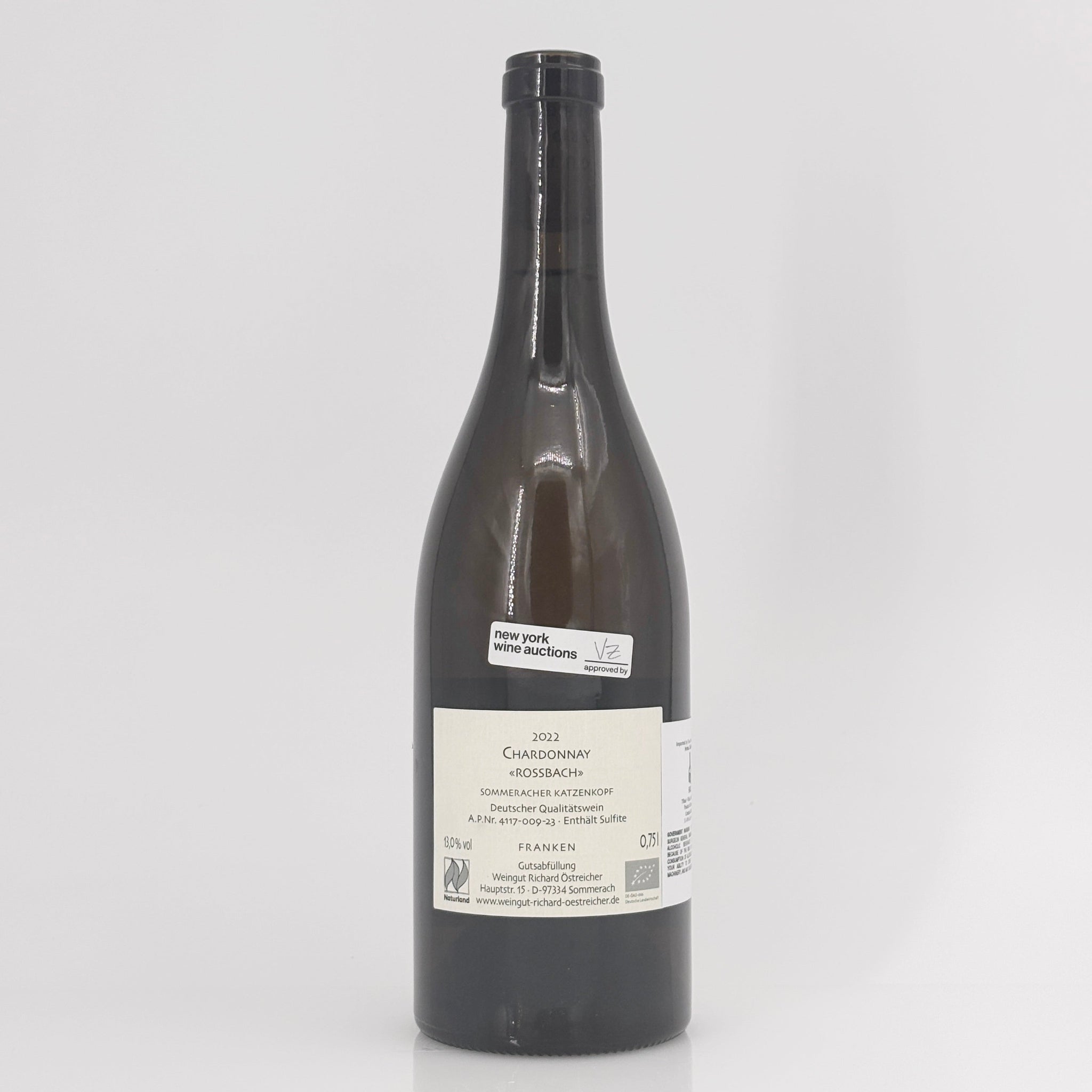 2022 Weingut Richard Ostreicher Rossbach Chardonnay, Franken, Germany