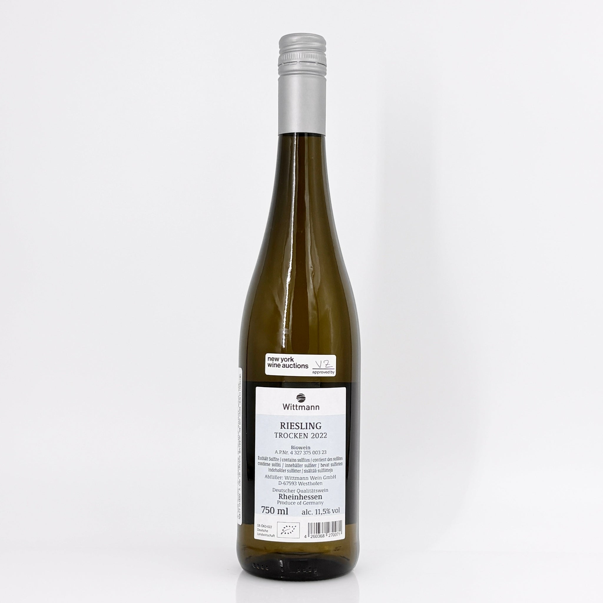 2022 Weingut Wittmann '100 Hugel' Riesling Trocken Rheinhessen, Germany